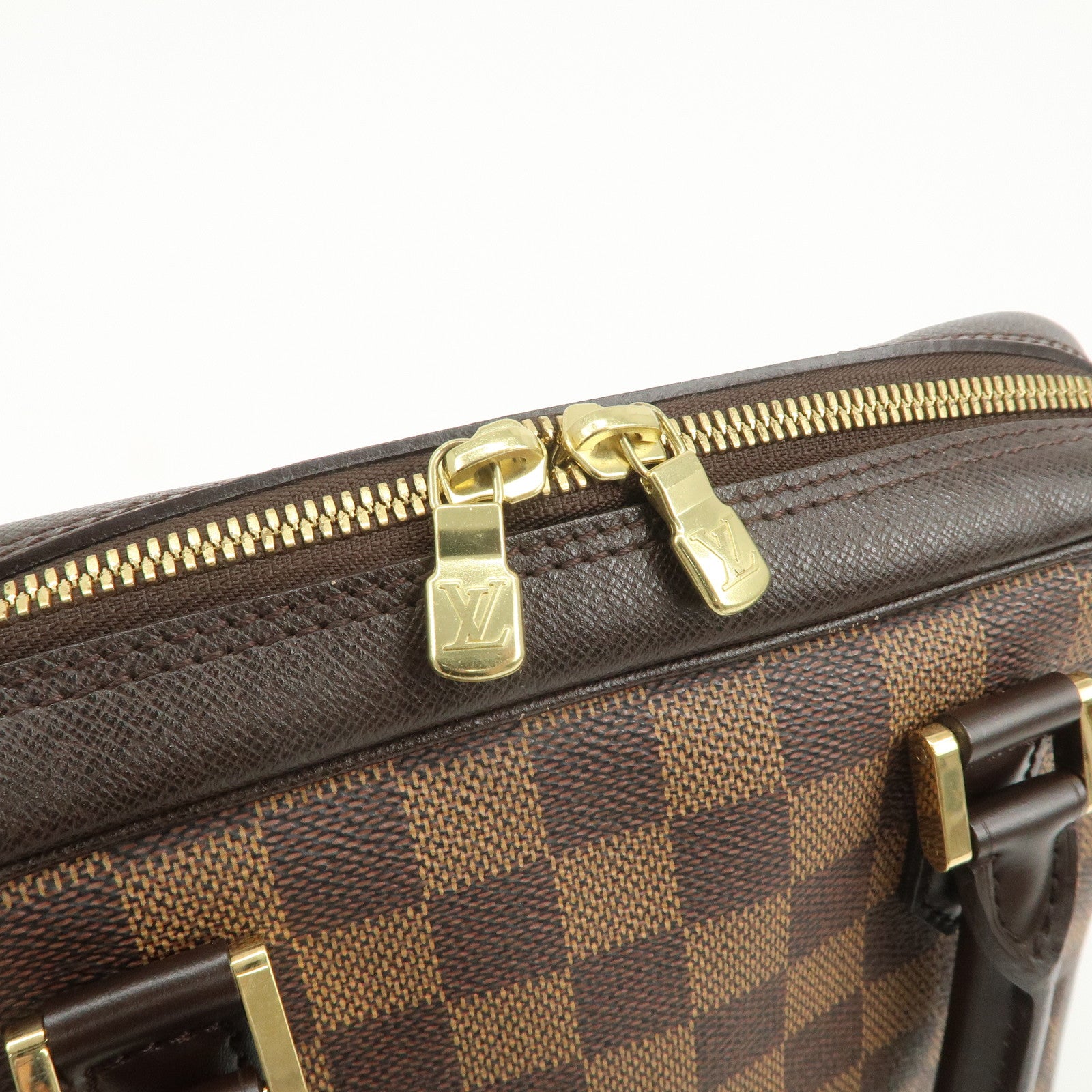 Louis Vuitton Damier Canvas Brera Hand Bag Ebene N51150