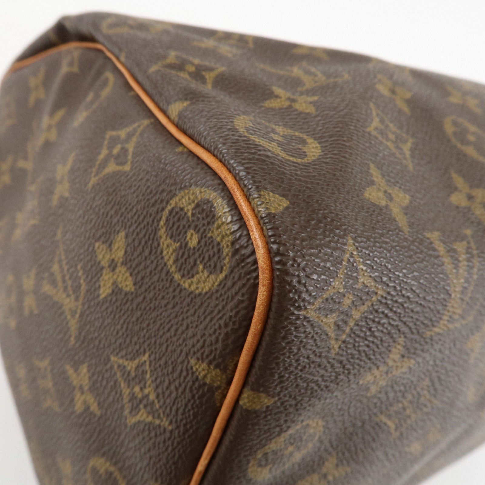 Louis Vuitton Monogram Speedy 35 Hand Bag Boston Bag Brown M41524