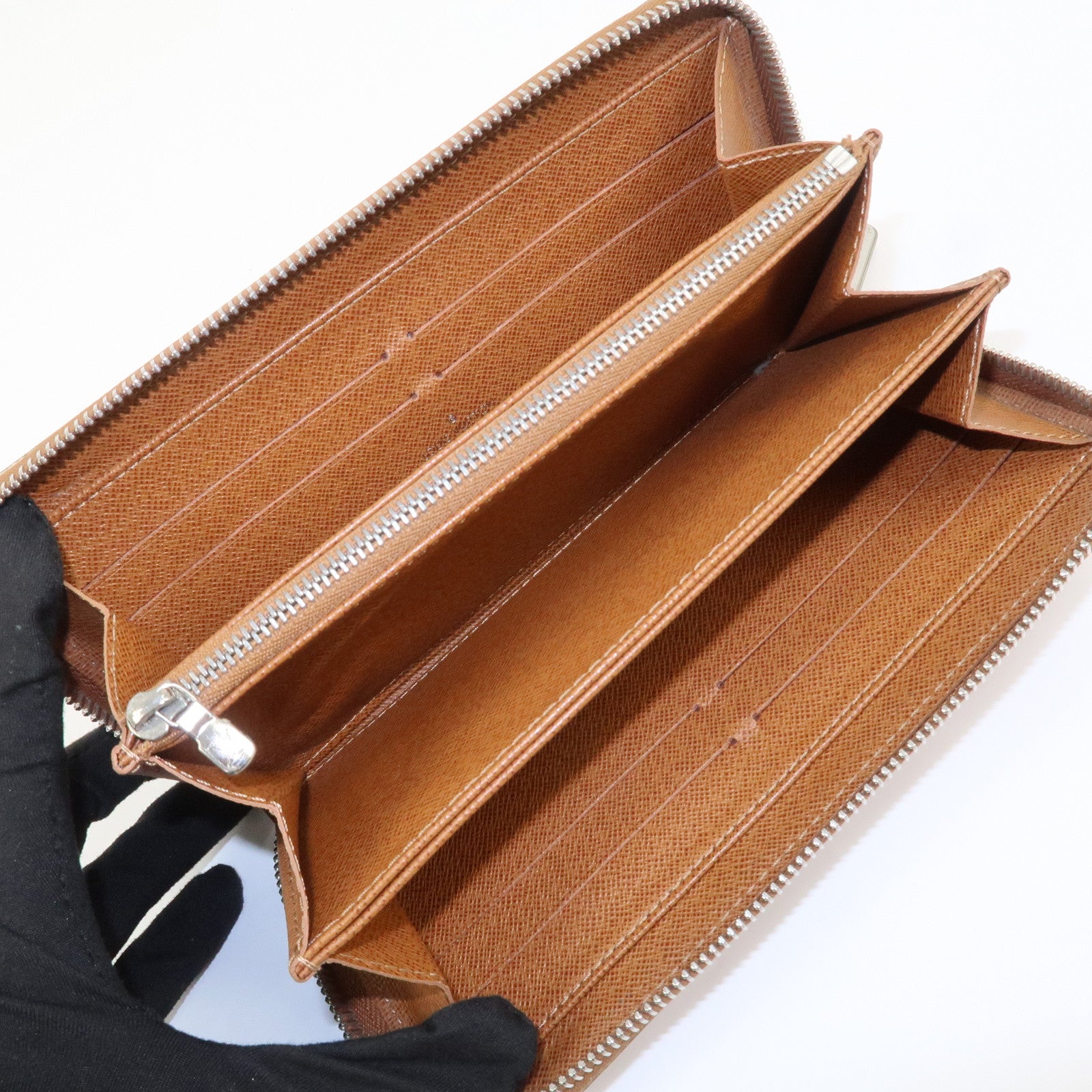 Louis Vuitton Epi Leather Zippy Long Wallet Cannelle M6007I
