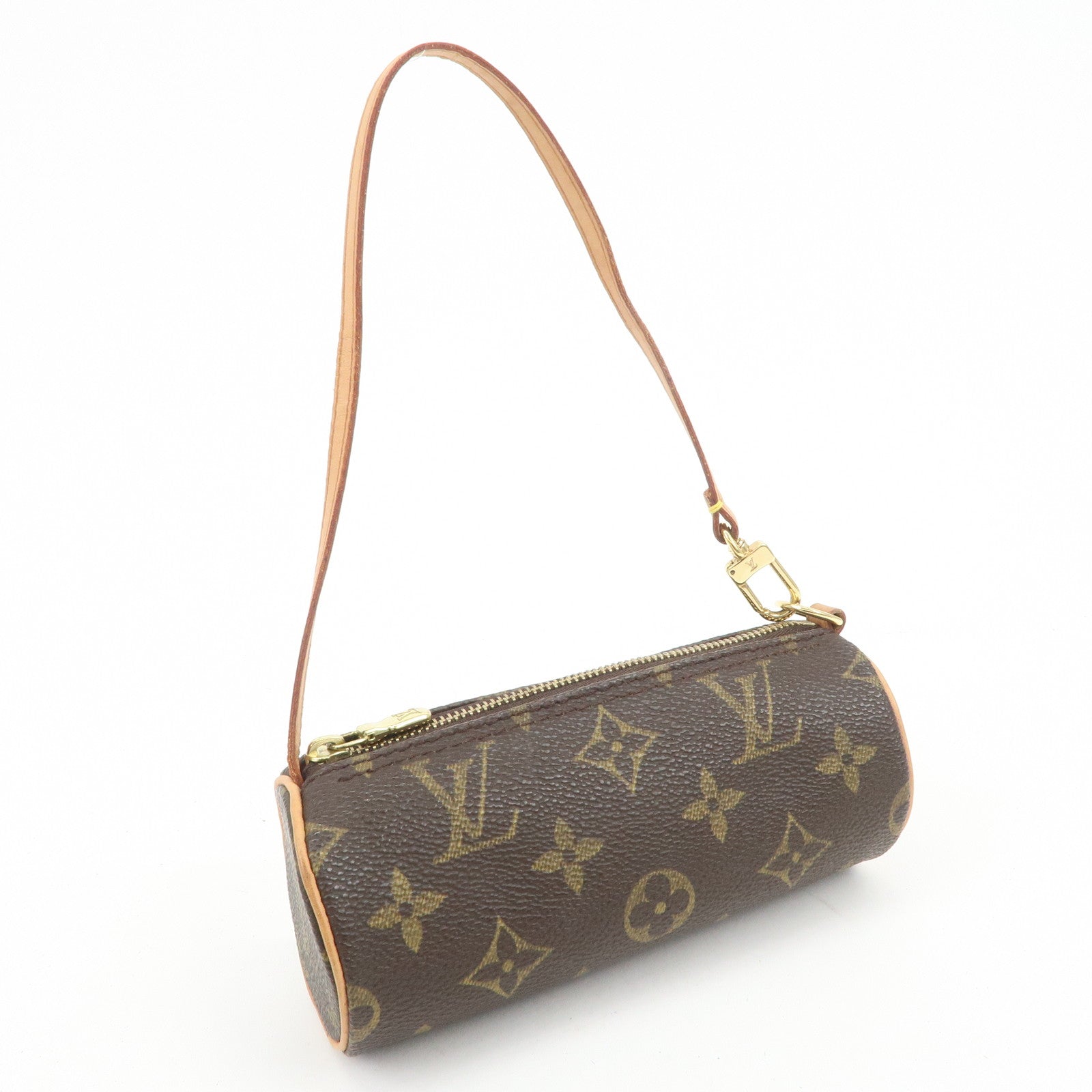 Louis Vuitton Monogram Mini Pouch for Papillon Bag Brown