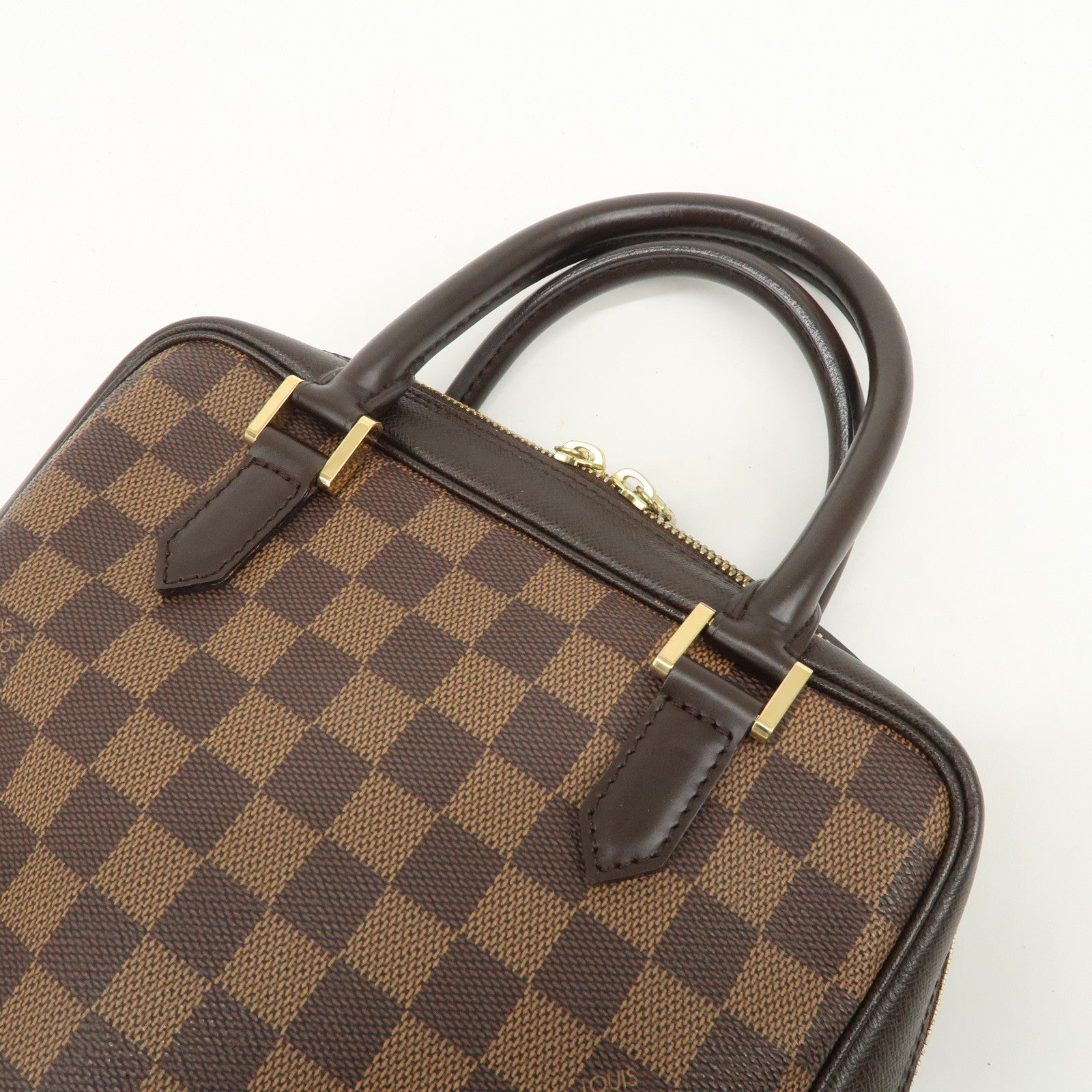 Louis Vuitton Damier Canvas Brera Hand Bag Ebene N51150