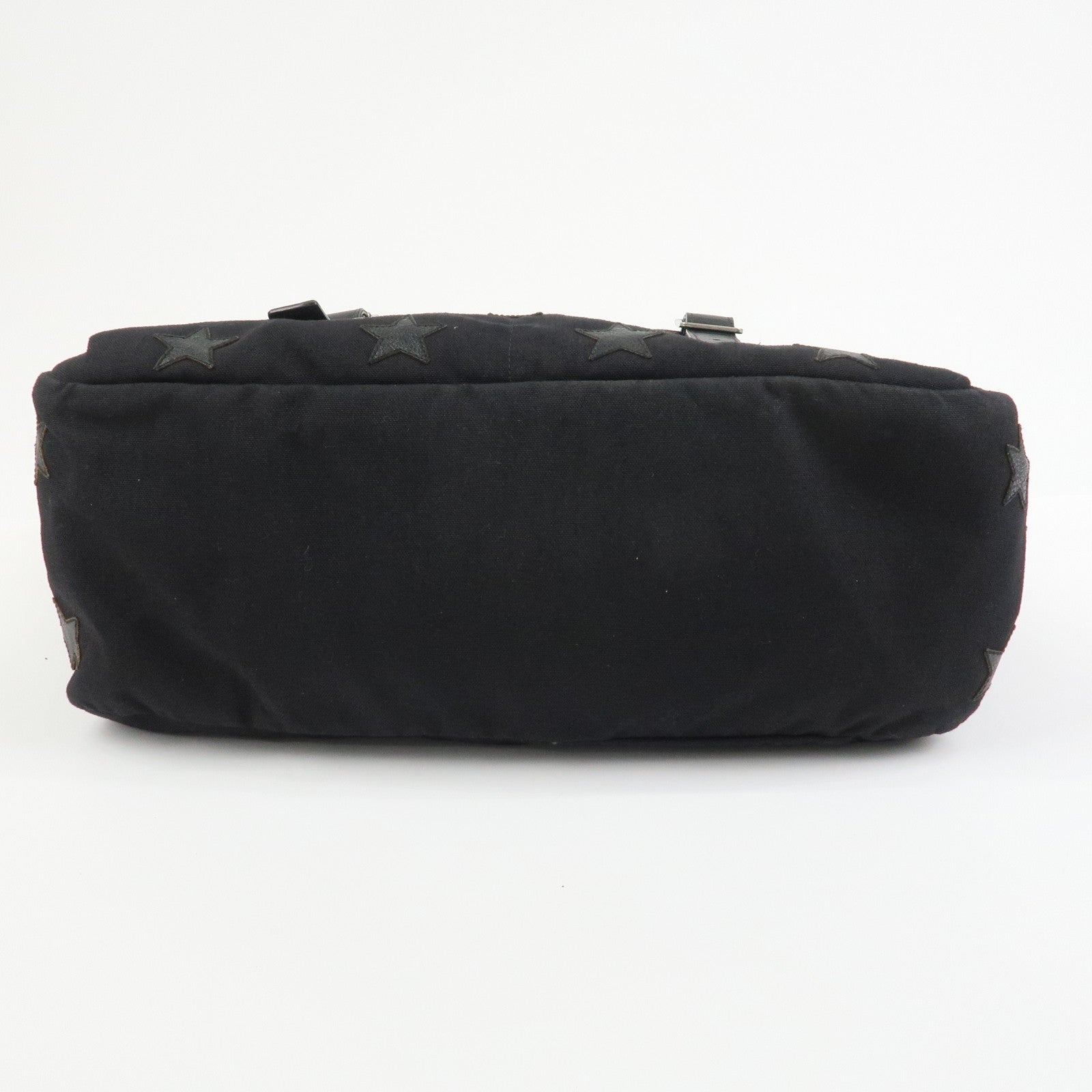SAINT LAURENT PARIS Canvas Leather Crossbody Shoulder Bag Star