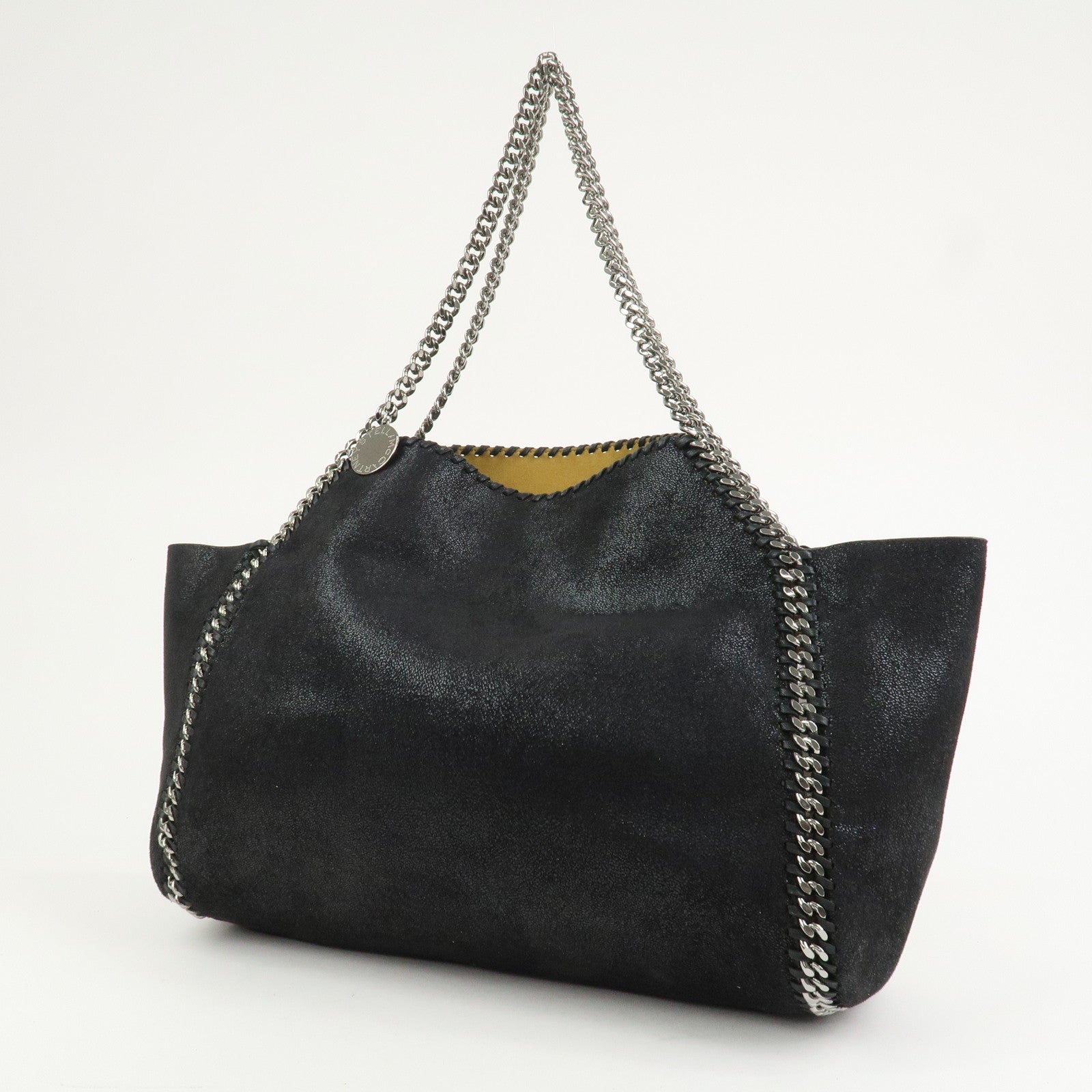 STELLA MCCARTNEY Falabella Polyester Chain Shoulder Bag Black
