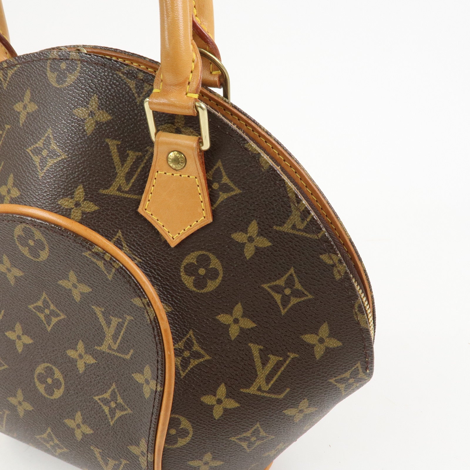 Louis Vuitton Monogram Ellipse PM Hand Bag Brown M51127