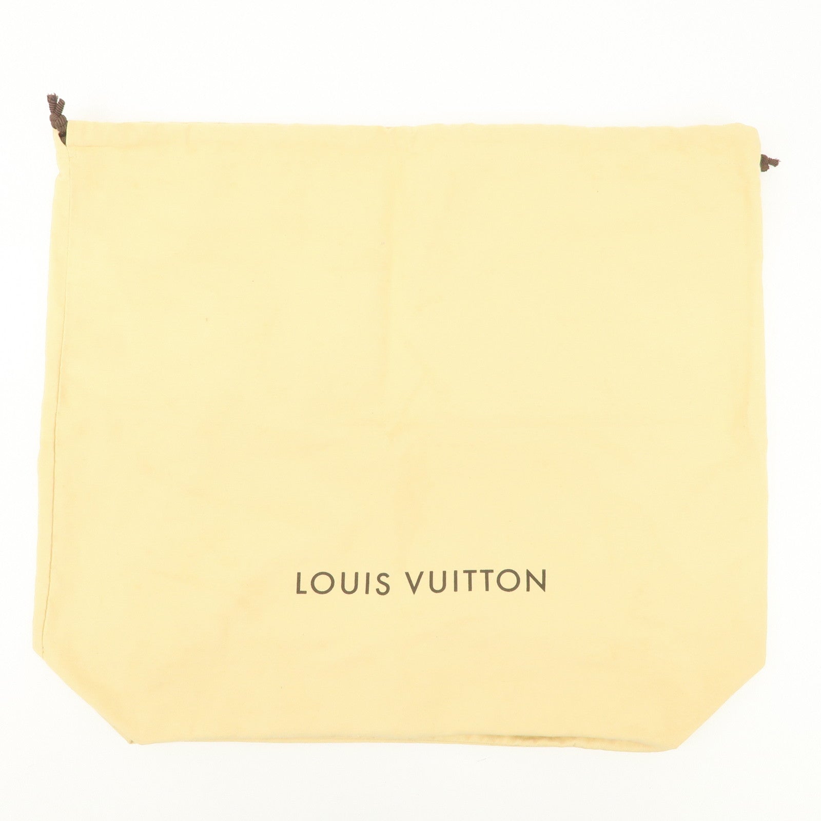 Louis Vuitton Set of 10 Dust Bag Storage Bag Drawstring Style Beige Used