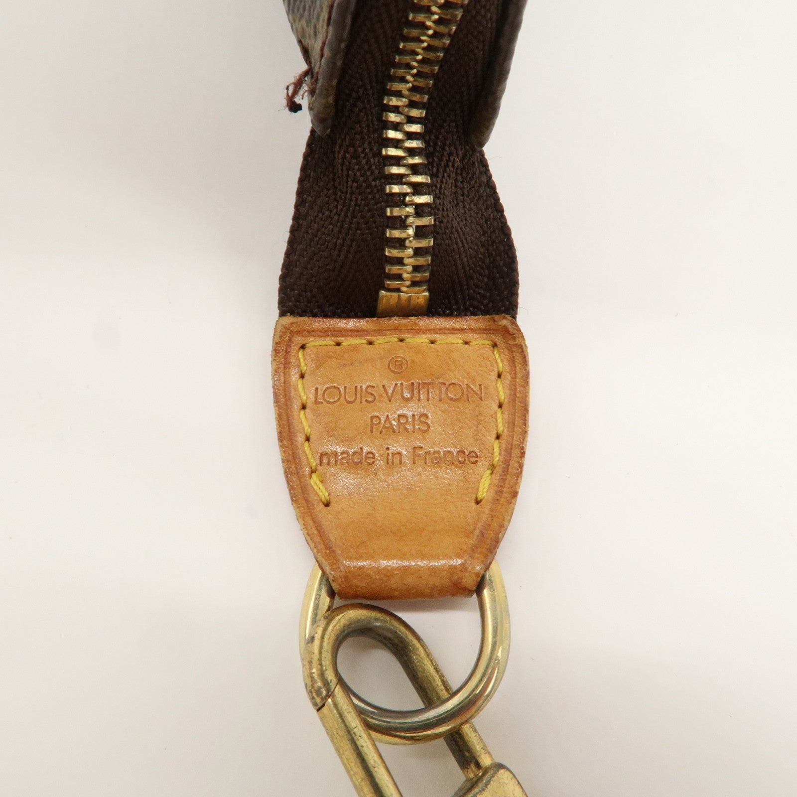 Louis Vuitton Monogram Pochette Accessories Pouch Hand Bag M51980 Used