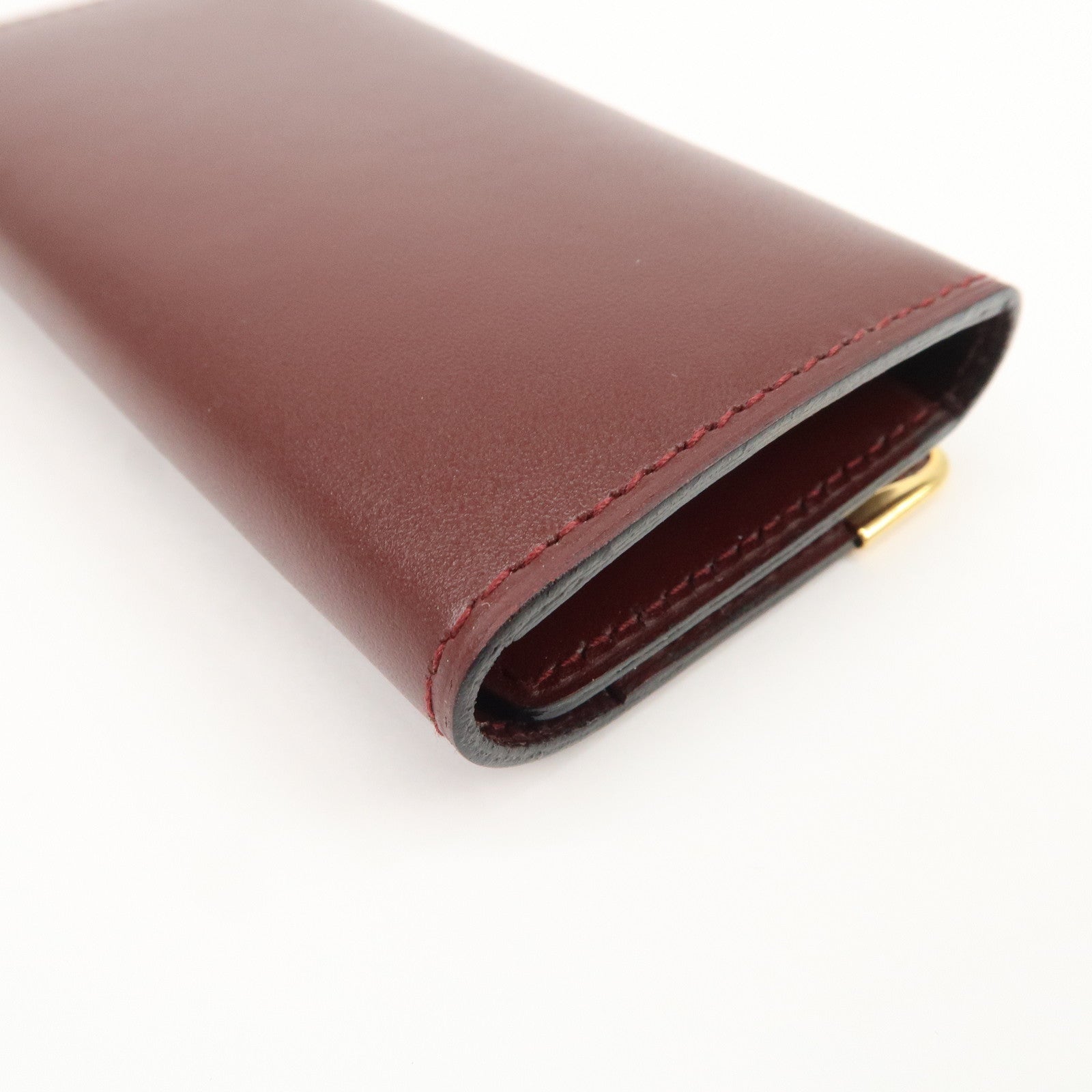 Cartier Must Line Calf Leather 6 Key Case Bordeaux