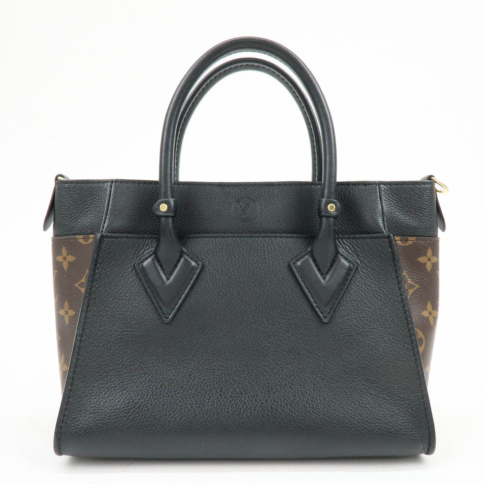 Louis Vuitton Monogram On My Side PM Canvas Leather 2Way Bag M57728