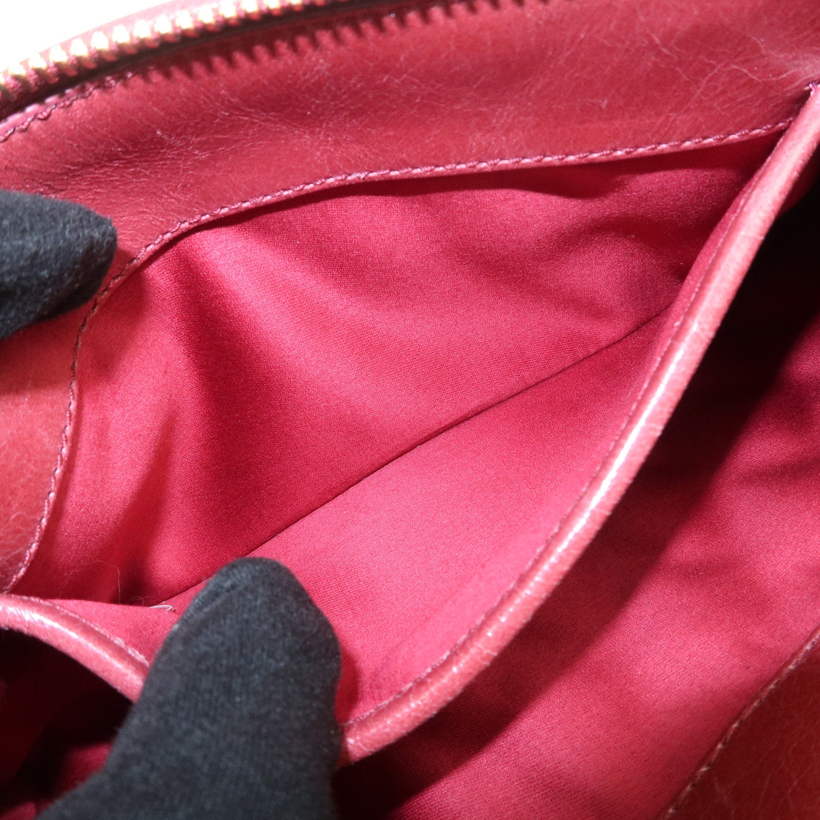MIU MIU Matelasse Leather MI Clutch Bag Pink 5N1455