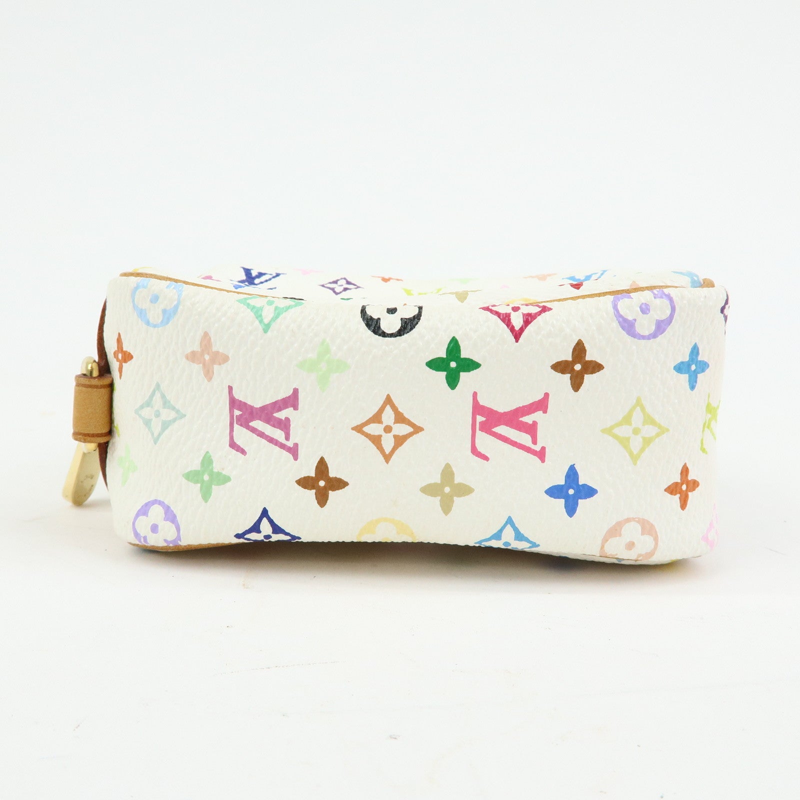 Louis Vuitton Monogram Multicolor Trousse Wapity Pouch Blanc M58033