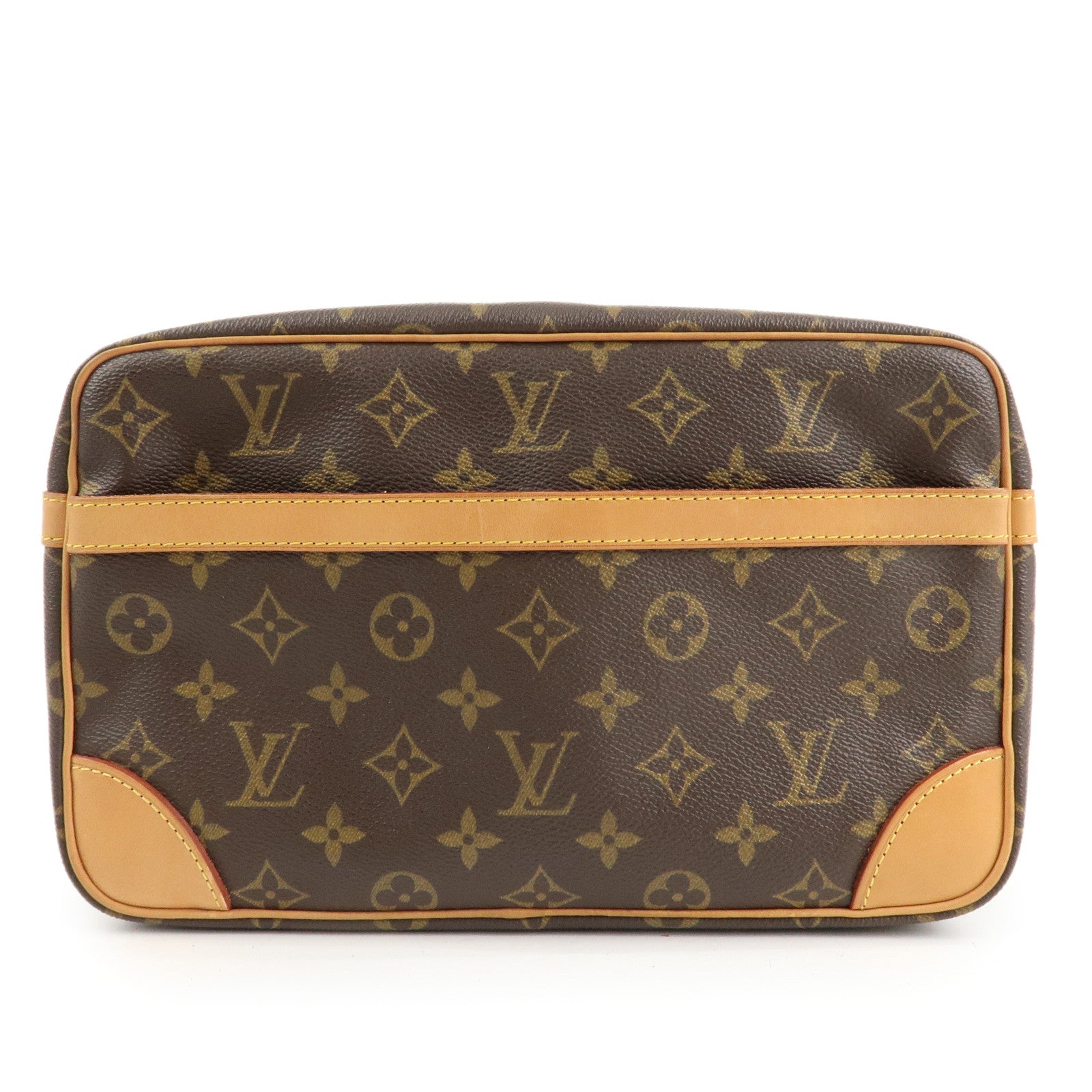 Louis Vuitton Monogram Compiegne 28 Pouch Clutch Bag M51845 Used