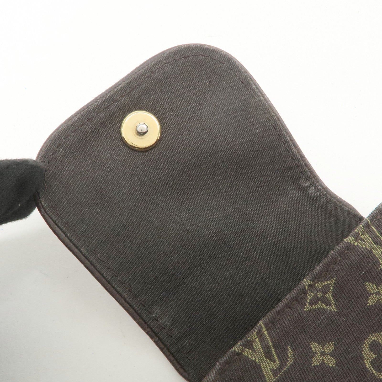Louis Vuitton Monogram Mini Lin Pochette Cancun Ebene M95313