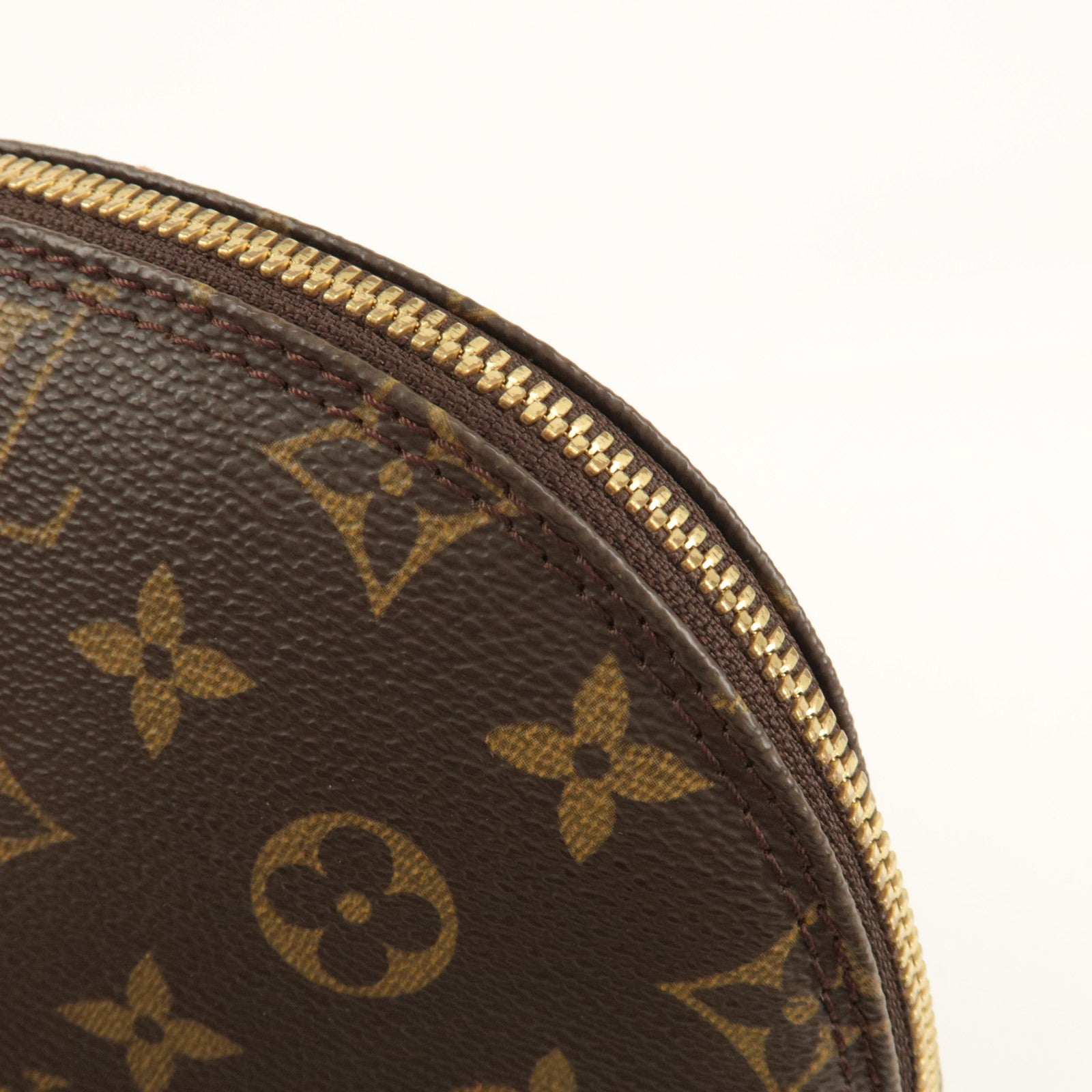 Louis Vuitton Monogram Alma Hand Bag Brown M51130 Used