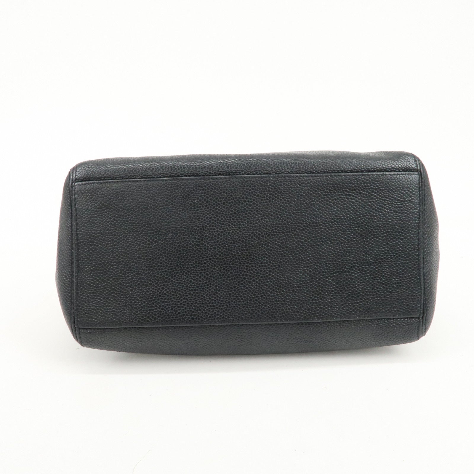CHANEL COCO Mark Caviarskin Shoulder Bag Tote Bag Hand Bag Black