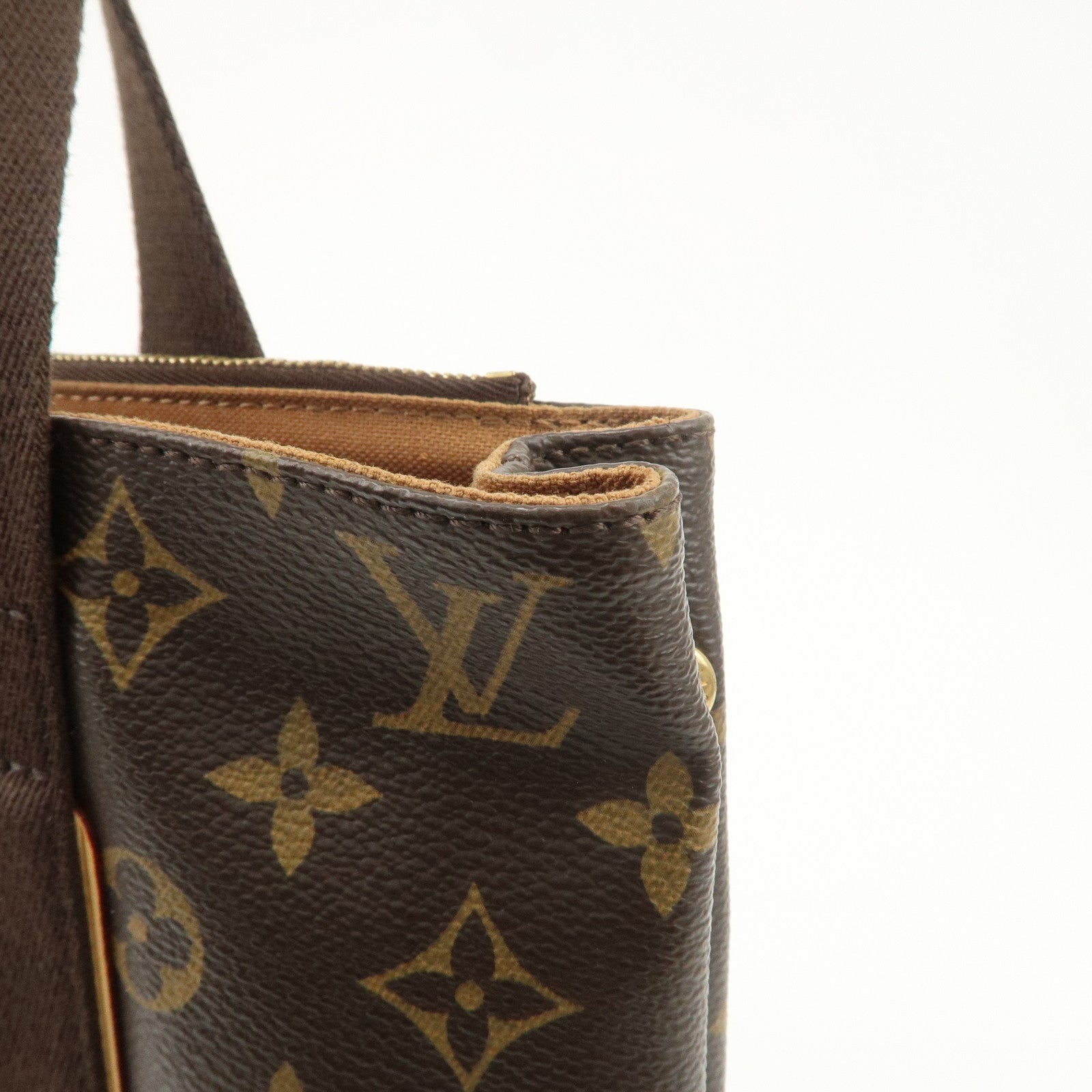 Louis Vuitton Monogram Cabas Beaubourg Tote Bag Brown M53013