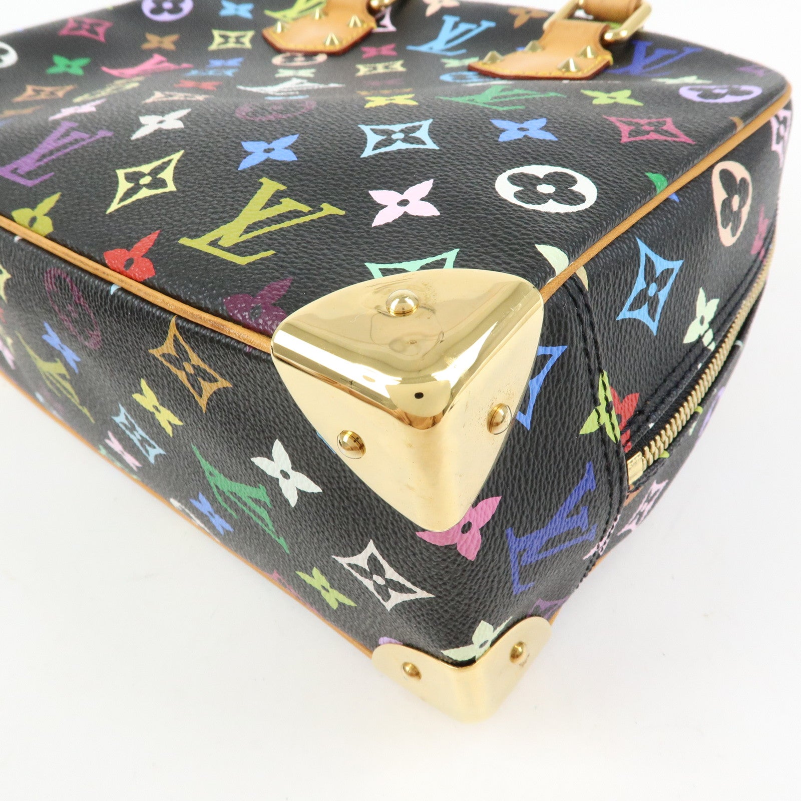 Louis Vuitton Monogram Trouville Multicolor Hand Bag Noir M92662