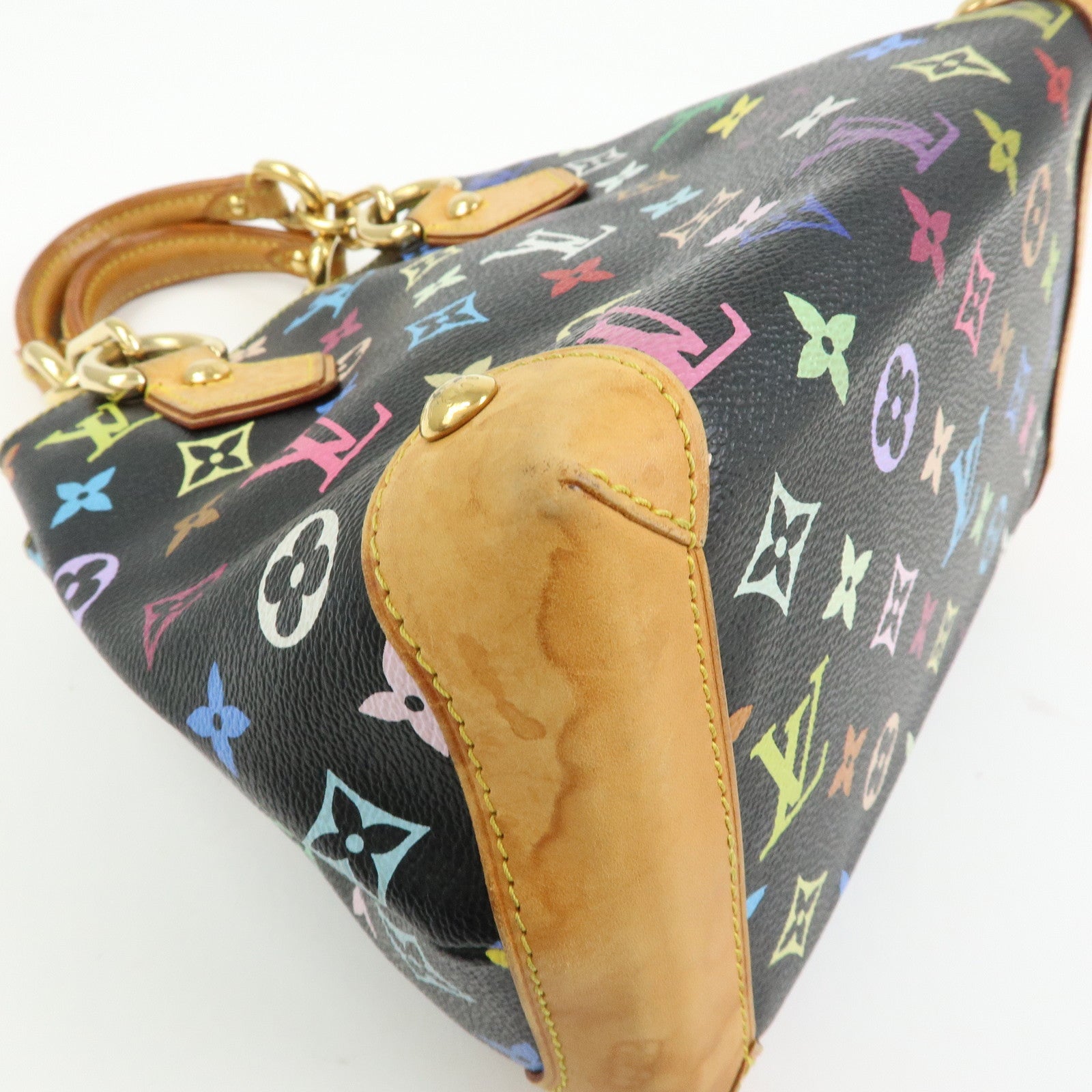 Louis Vuitton Monogram Multicolor Audra Hand Bag Noir Black M40048