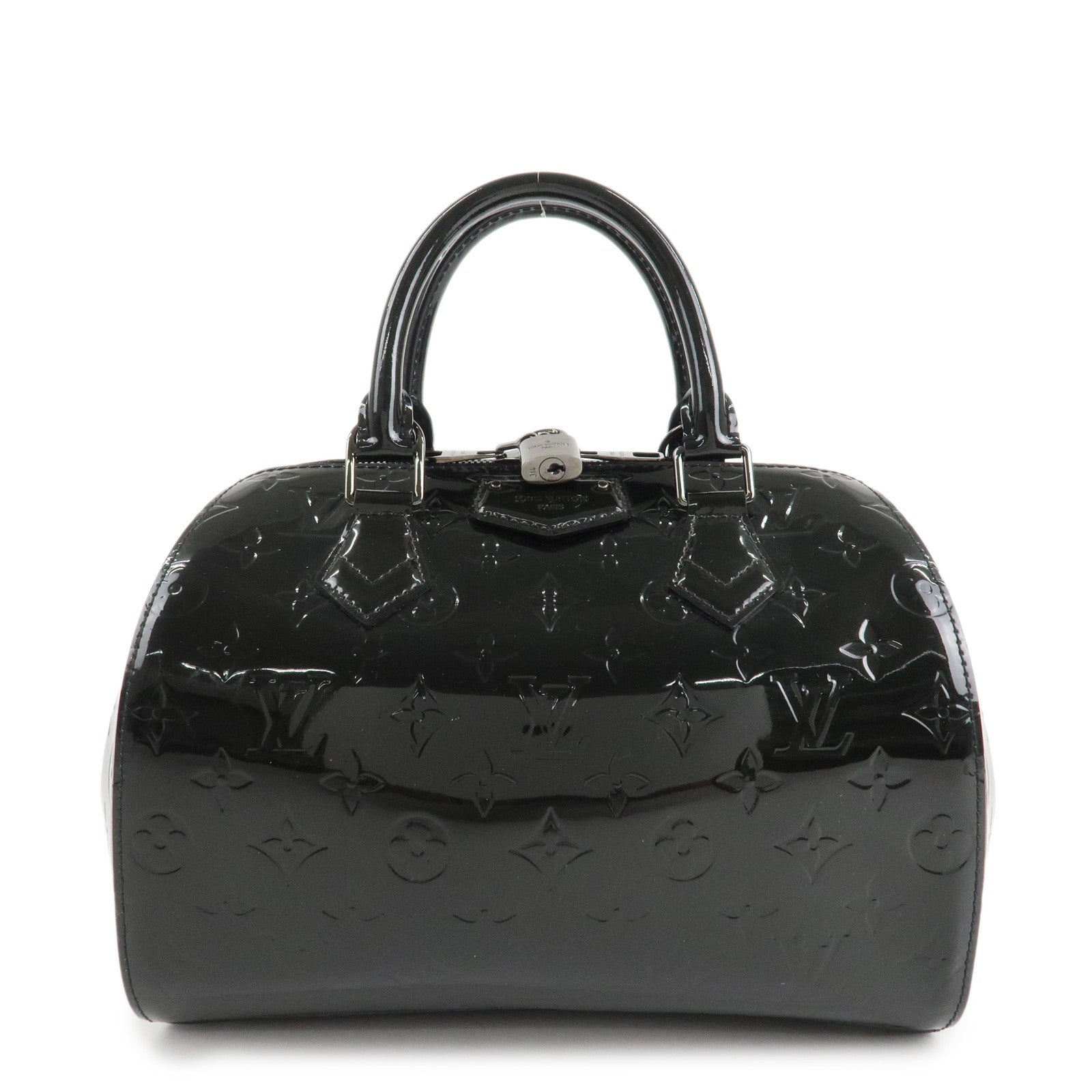 Louis Vuitton Monogram Vernis Leather Montana Hand Bag Noir M90060