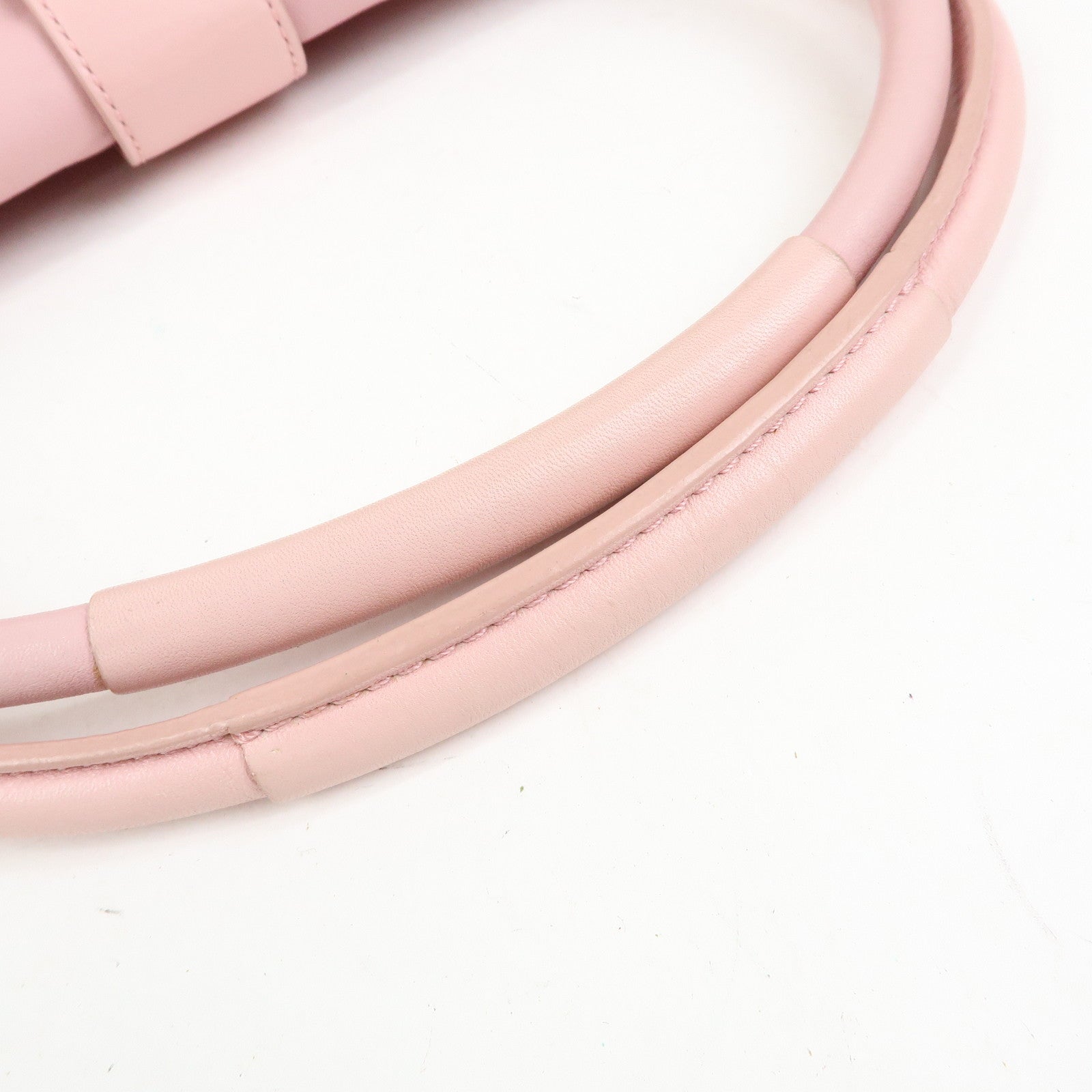 COACH Set of 2 Leather Shoulder Bag Shoulder Wallet Pink Beige
