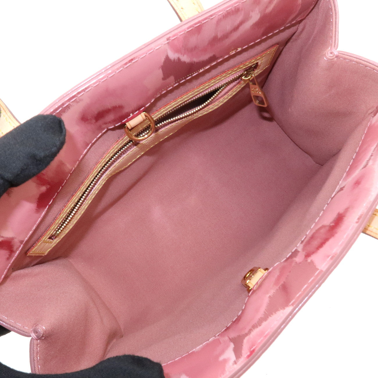 Louis Vuitton Monogram Vernis Archipel Ikat Flower Catarina BB Pink