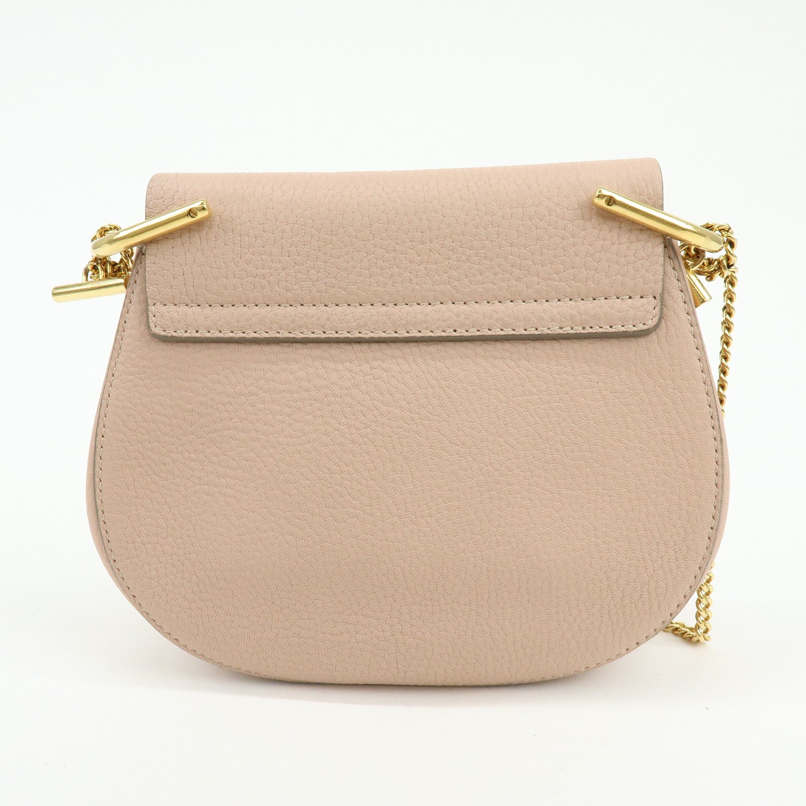 Chloe Drew Calf Leather Shoulder Bag Crossbody Bag Light Pink