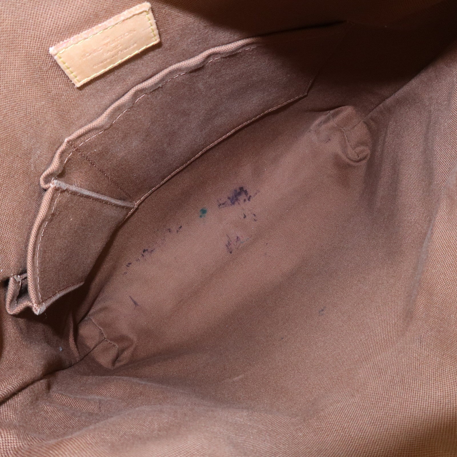 Louis Vuitton Monogram Odeon MM Shoulder Bag Brown M56389