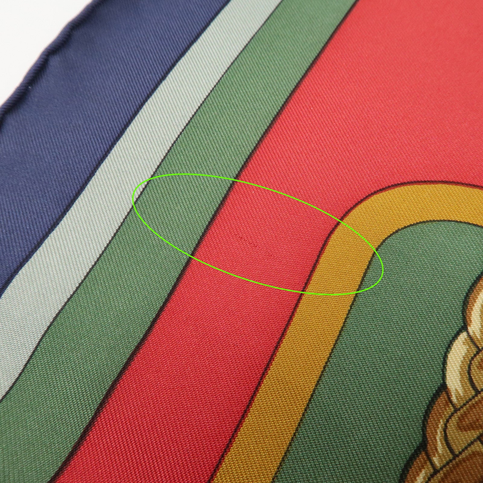 HERMES Carre 90 Silk 100% COACHING Scarf Red Multi Color