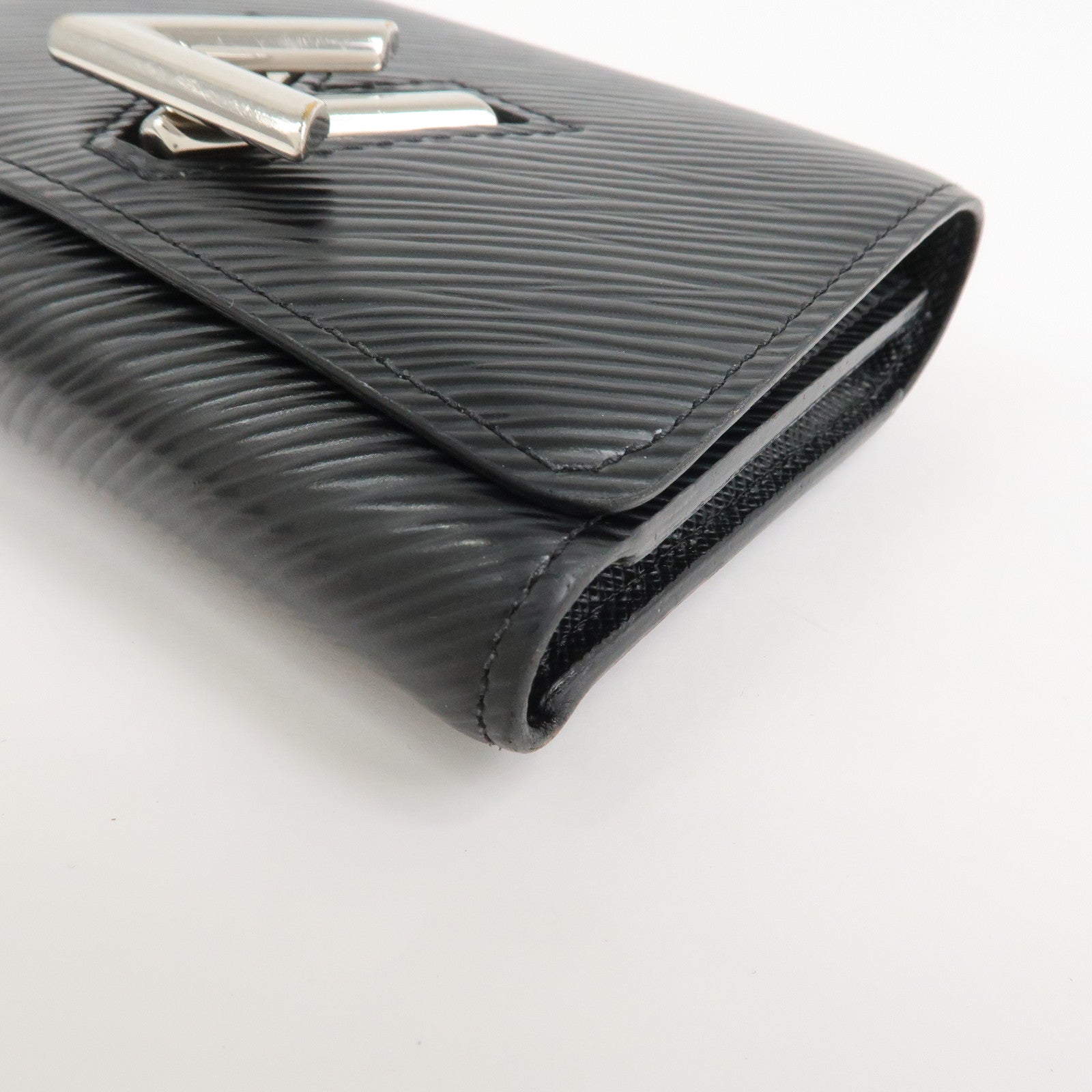 Louis Vuitton Epi Portefeuille Twist Compact XS Wallet Black M63322