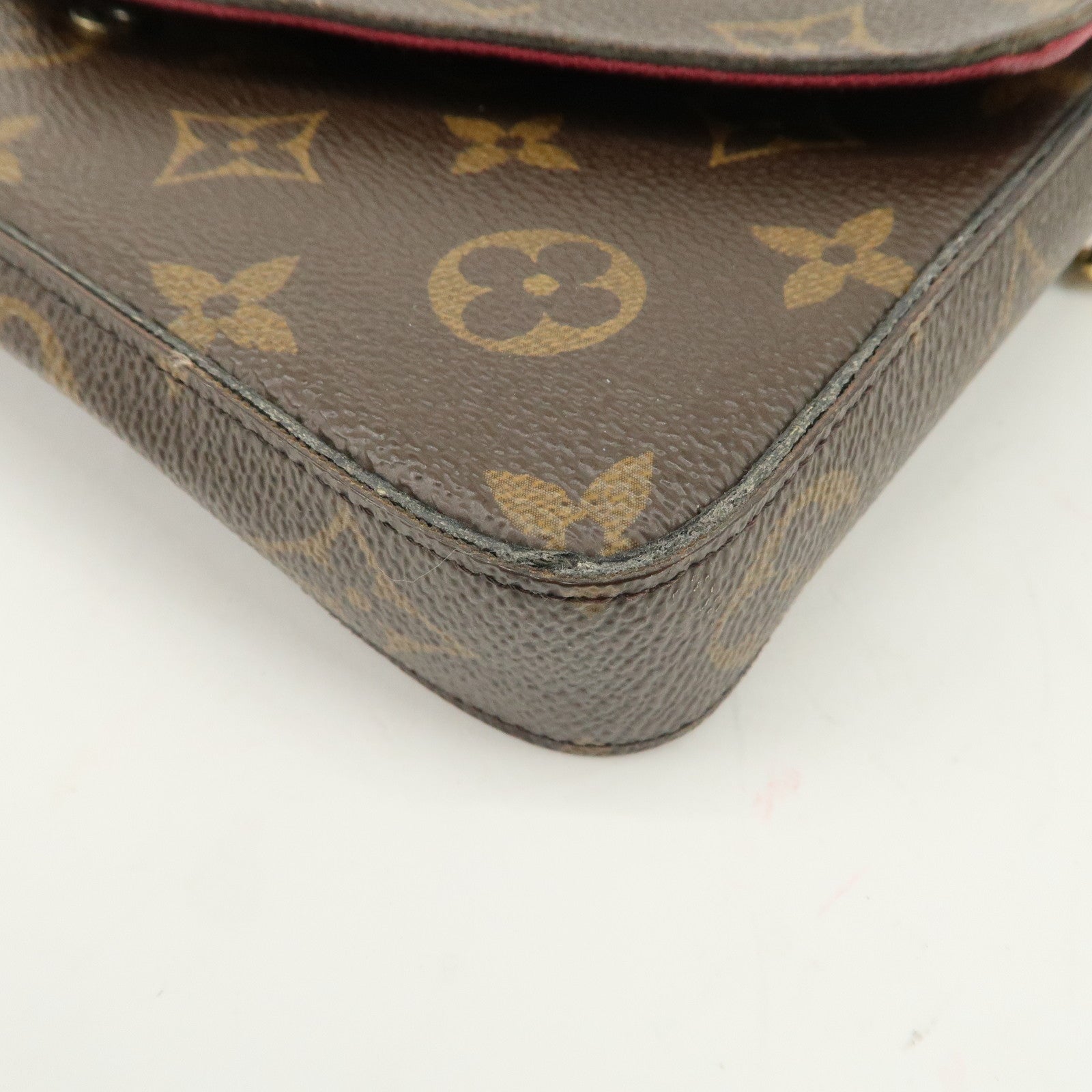Louis Vuitton Monogram Pochette Felicie Shoulder Bag Brown M61276