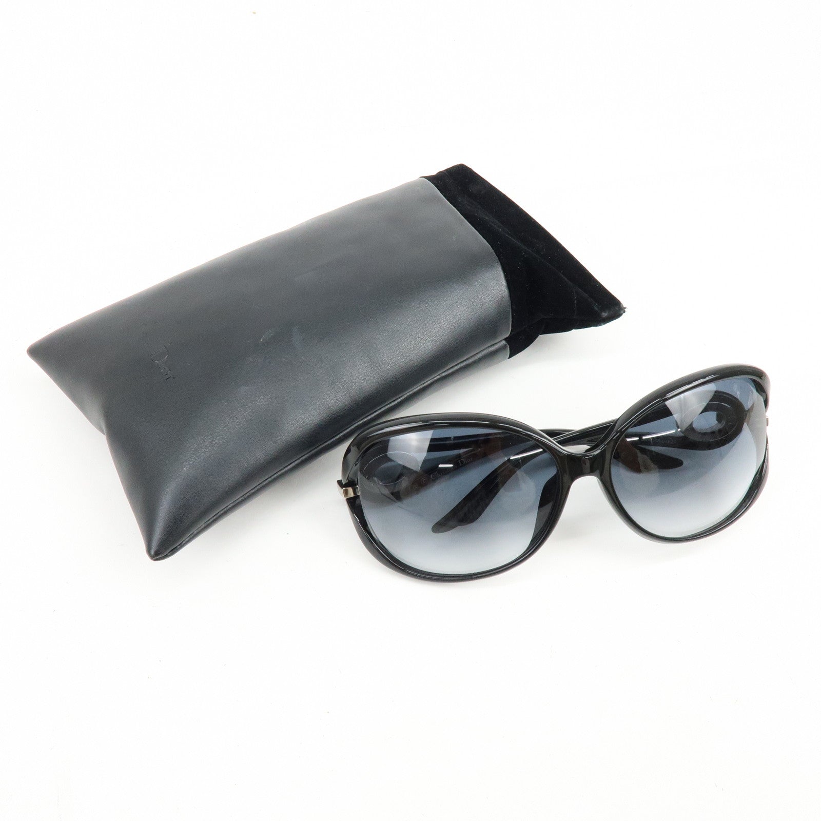 Christian Dior Plastic Sunglasses 62□15 120 Black
