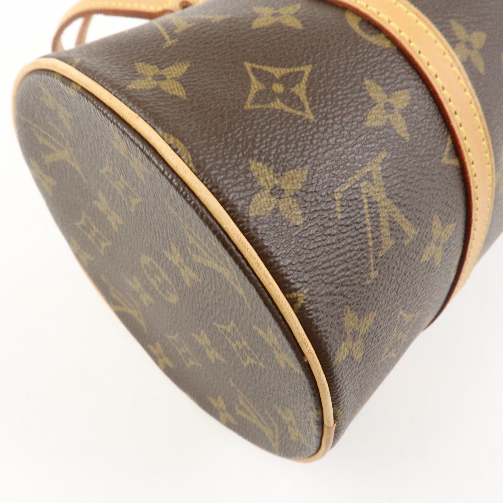 Louis Vuitton Monogram Papillon 30 Hand Bag Brown M51385