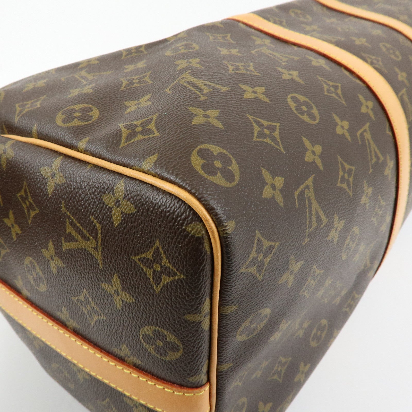Louis Vuitton Monogram Keep All Bandouliere 50 Boston Bag M41416