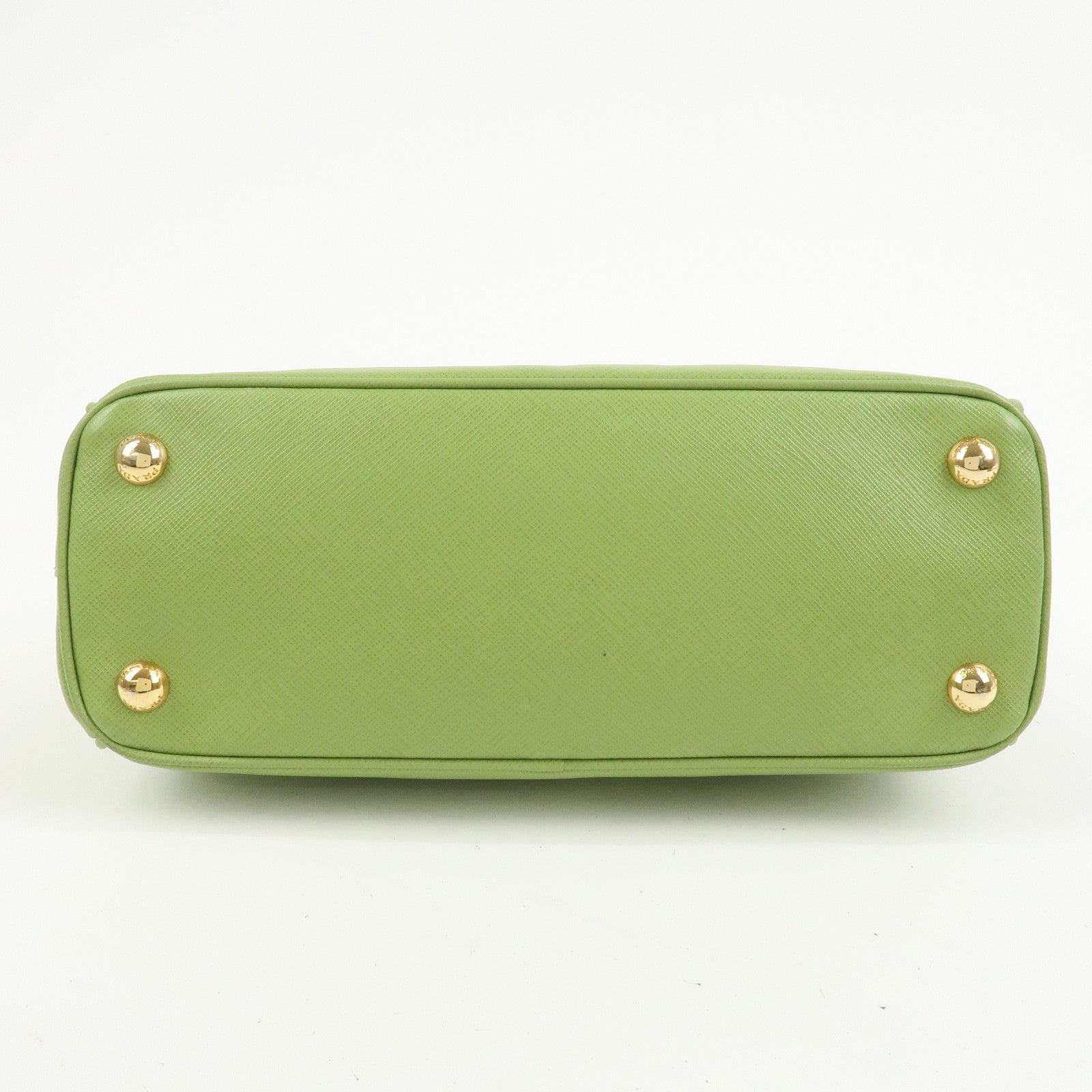 PRADA Galleria 2WAY Bag Hand Bag Shoulder Bag Light Green BN2316