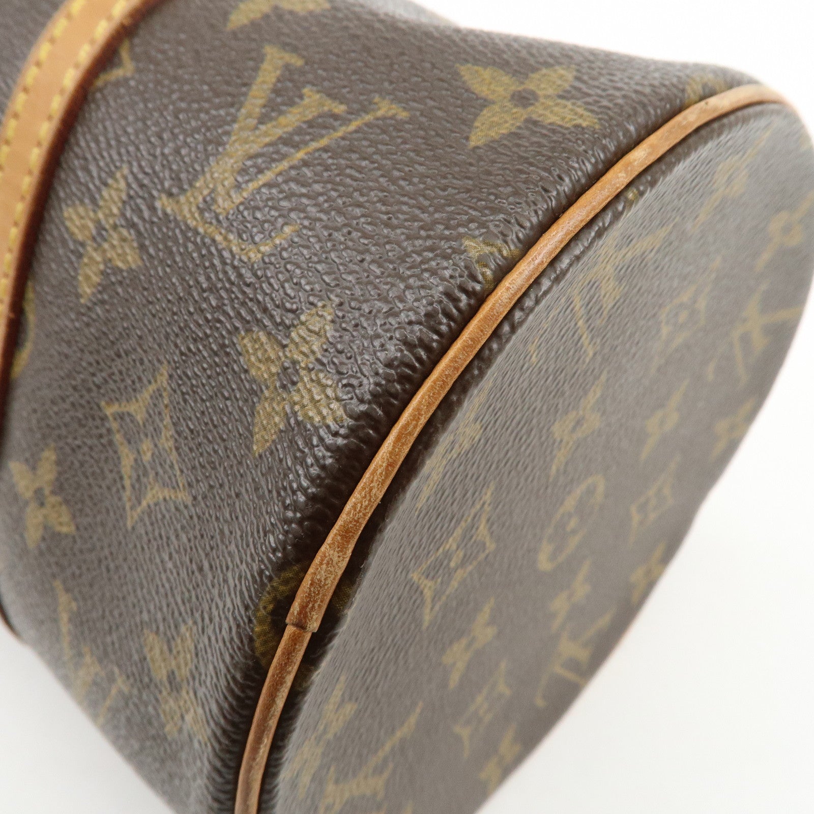 Louis Vuitton Monogram Papillon 30 Hand Bag Brown M51385