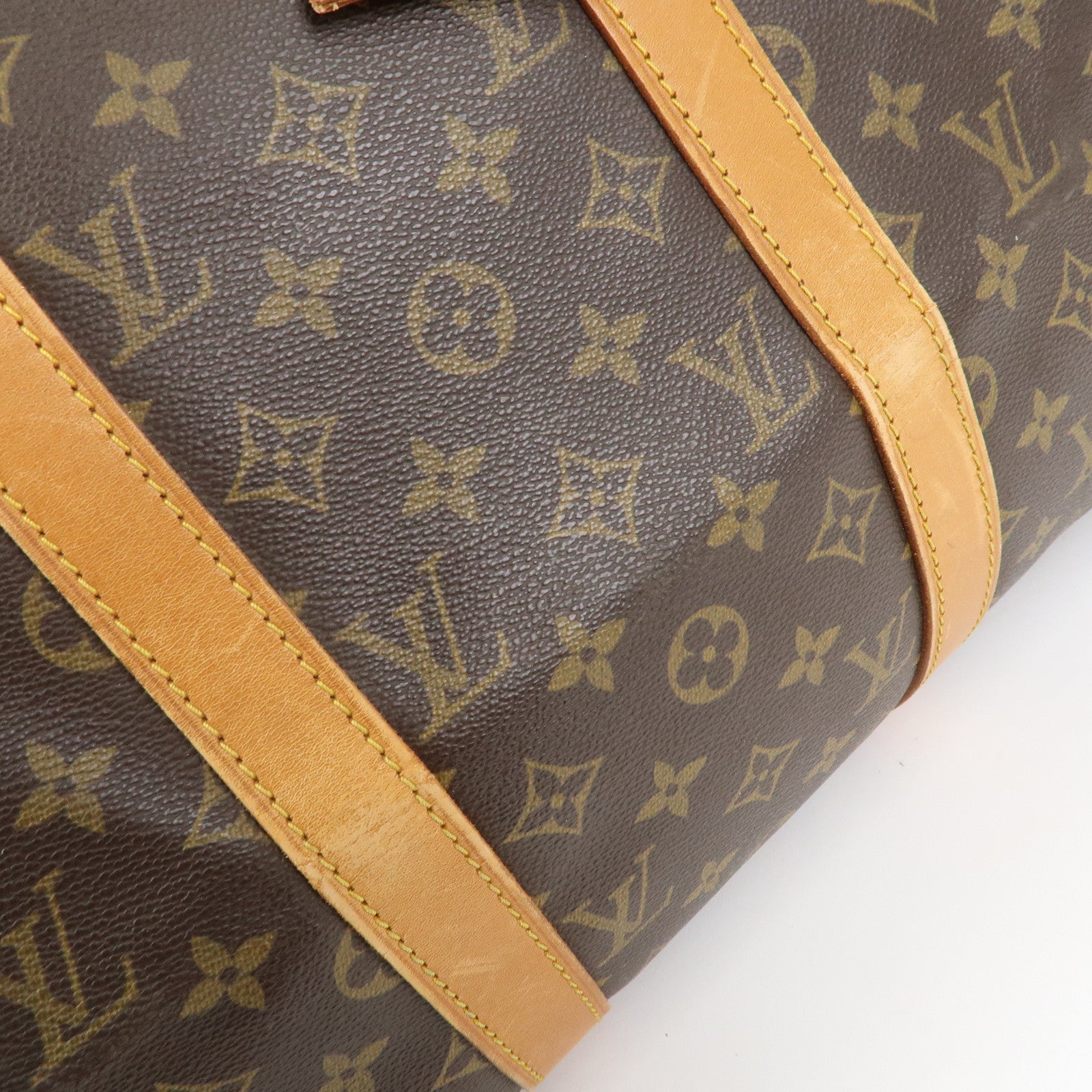 Louis Vuitton Monogram Keep All 50 Bandouliere Boston Bag M41416