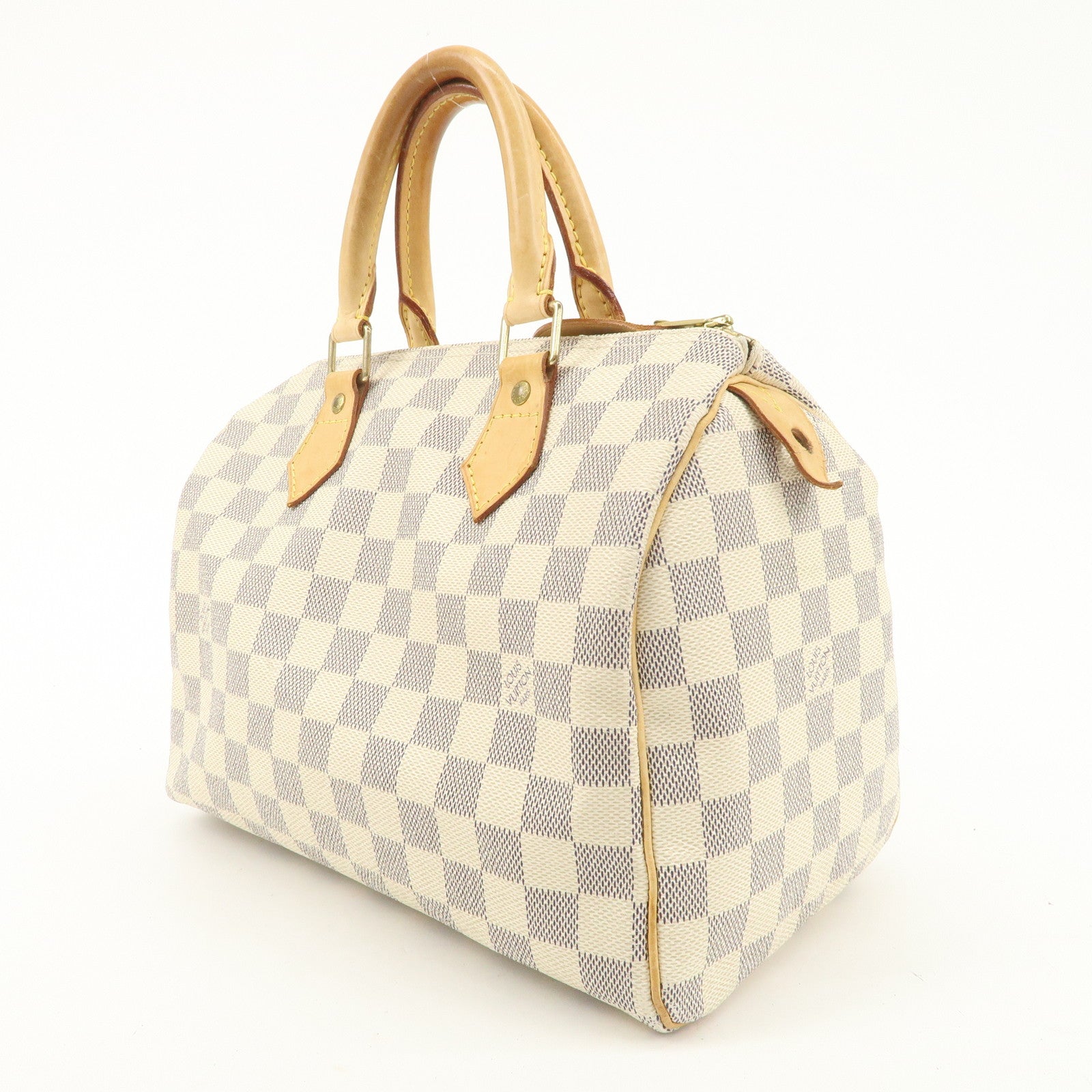 Louis Vuitton Damier Azur Speedy 25 Boston Bag Hand Bag N41534 Used