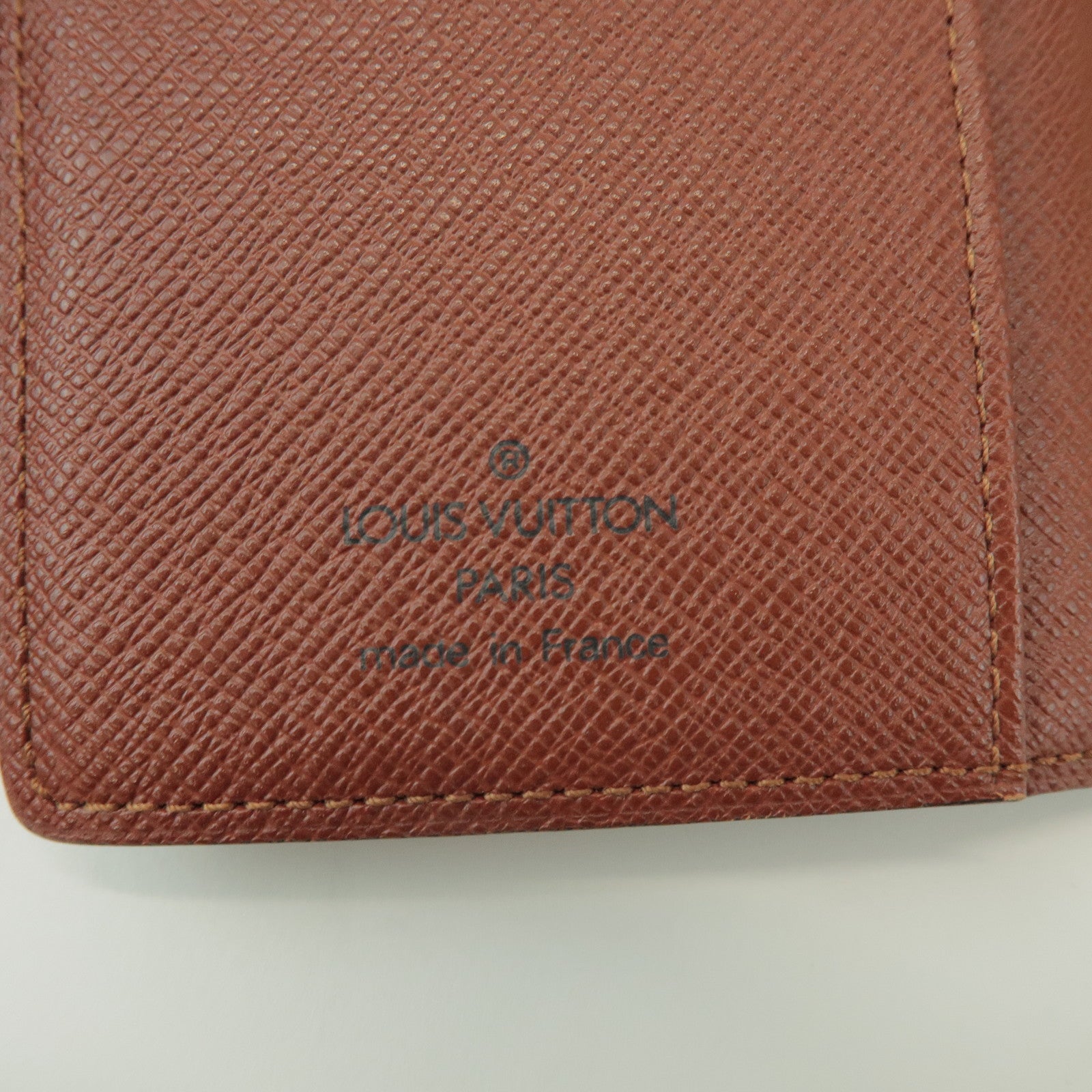 Louis Vuitton Monogram Agenda PM Planner Cover Brown R20005