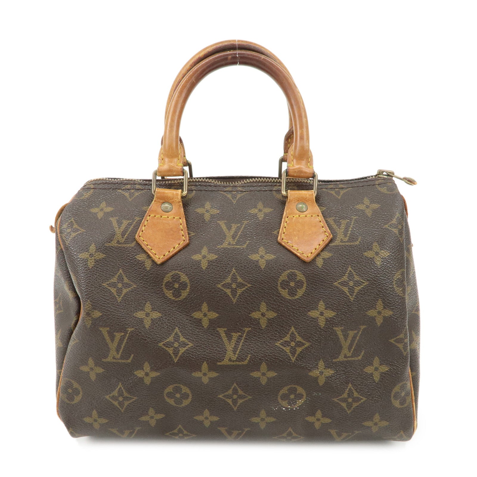 Louis Vuitton Monogram Speedy 25 Boston Bag Hand Bag Brown M41528