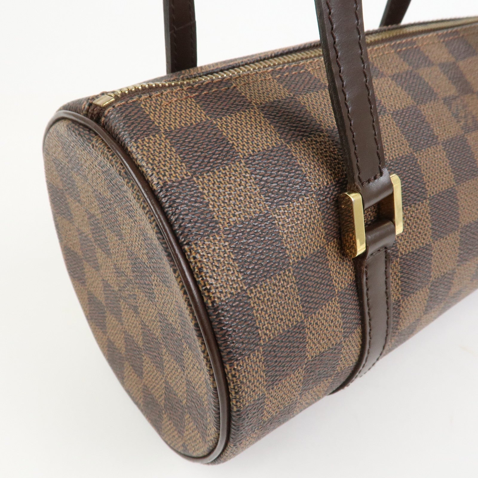 Louis Vuitton Damier Ebene Papillon 26 Hand Bag Brown N51304