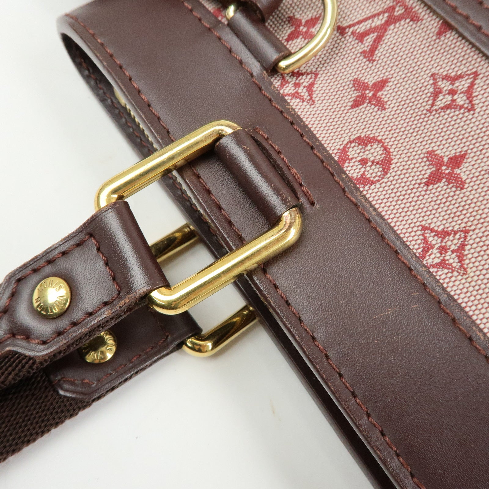 Louis Vuitton Monogram Mini Lucille PM Hand Bag Cerise M92678