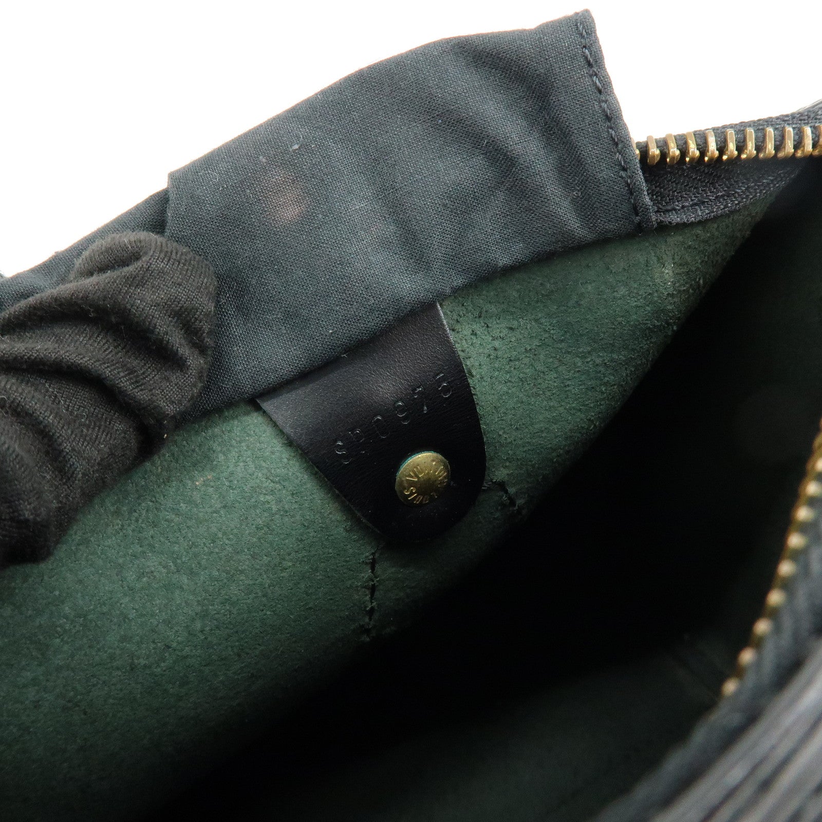 Louis Vuitton Epi Speedy 25 Leather Hand Bag Boston Bag Noir M59032