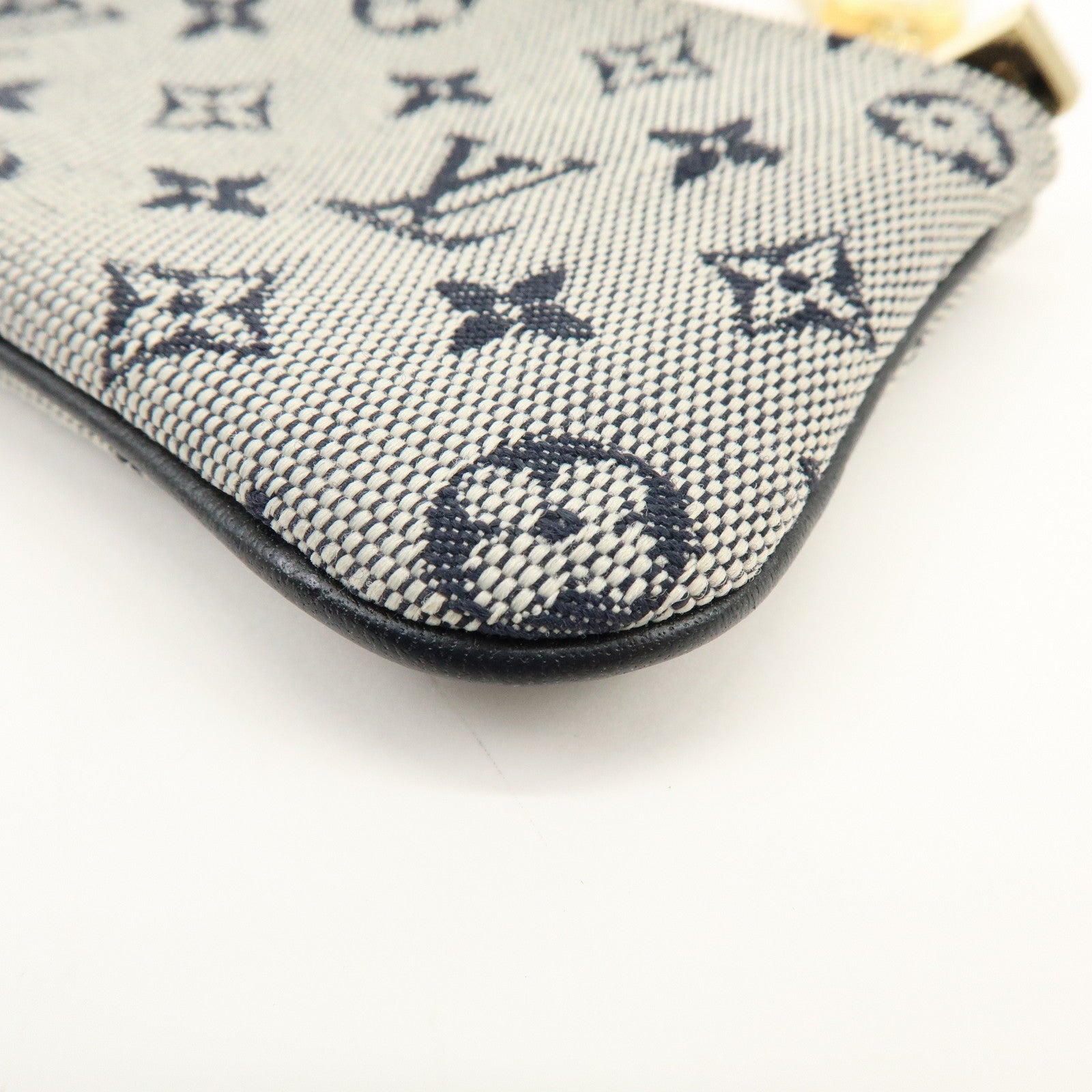 Louis Vuitton Monogram Mini Pochette Cles Coin Case Blue M92236