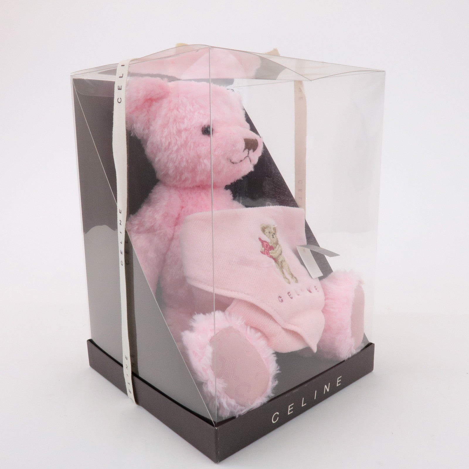 CELINE C Macadam Teddy Bear and Cotton Towel Set Gift Box Pink