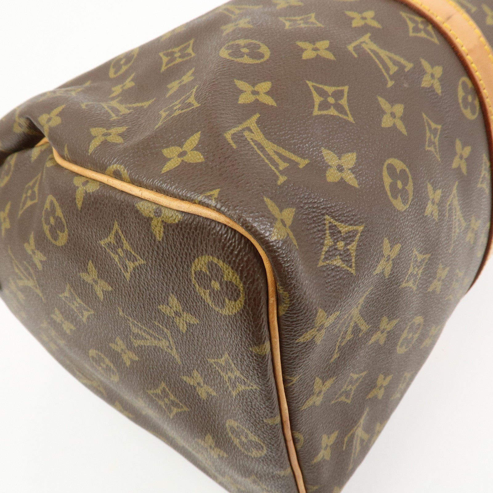 Louis Vuitton Monogram Keep All 45 Boston Bag Brown M41428