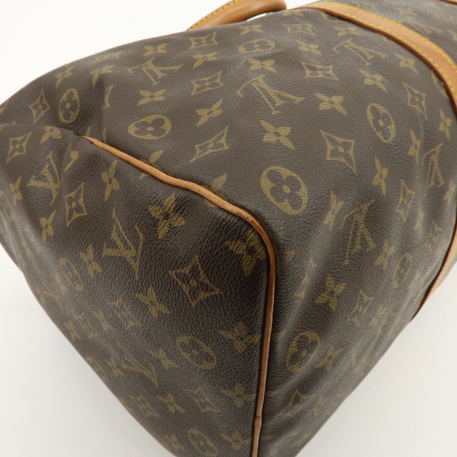 Louis Vuitton Monogram Keep All 50 Boston Bag Brown M41426