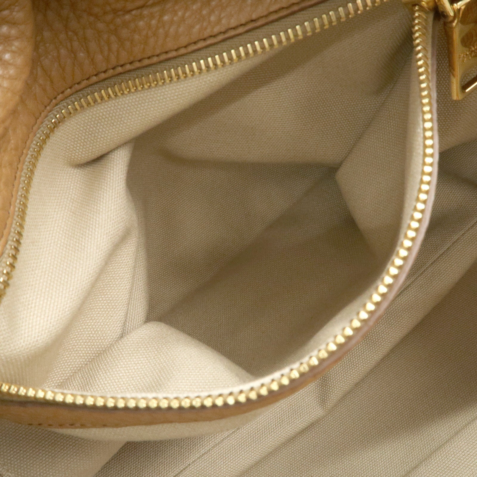 PRADA Triangle Logo Leather 2Way Bag Boston Bag Hand Bag Brown 1BB031 Used