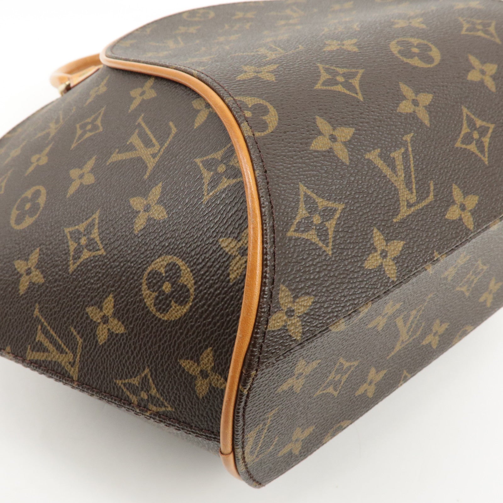 Louis Vuitton Monogram Ellipse MM Hand Bag Brown M51126 Used