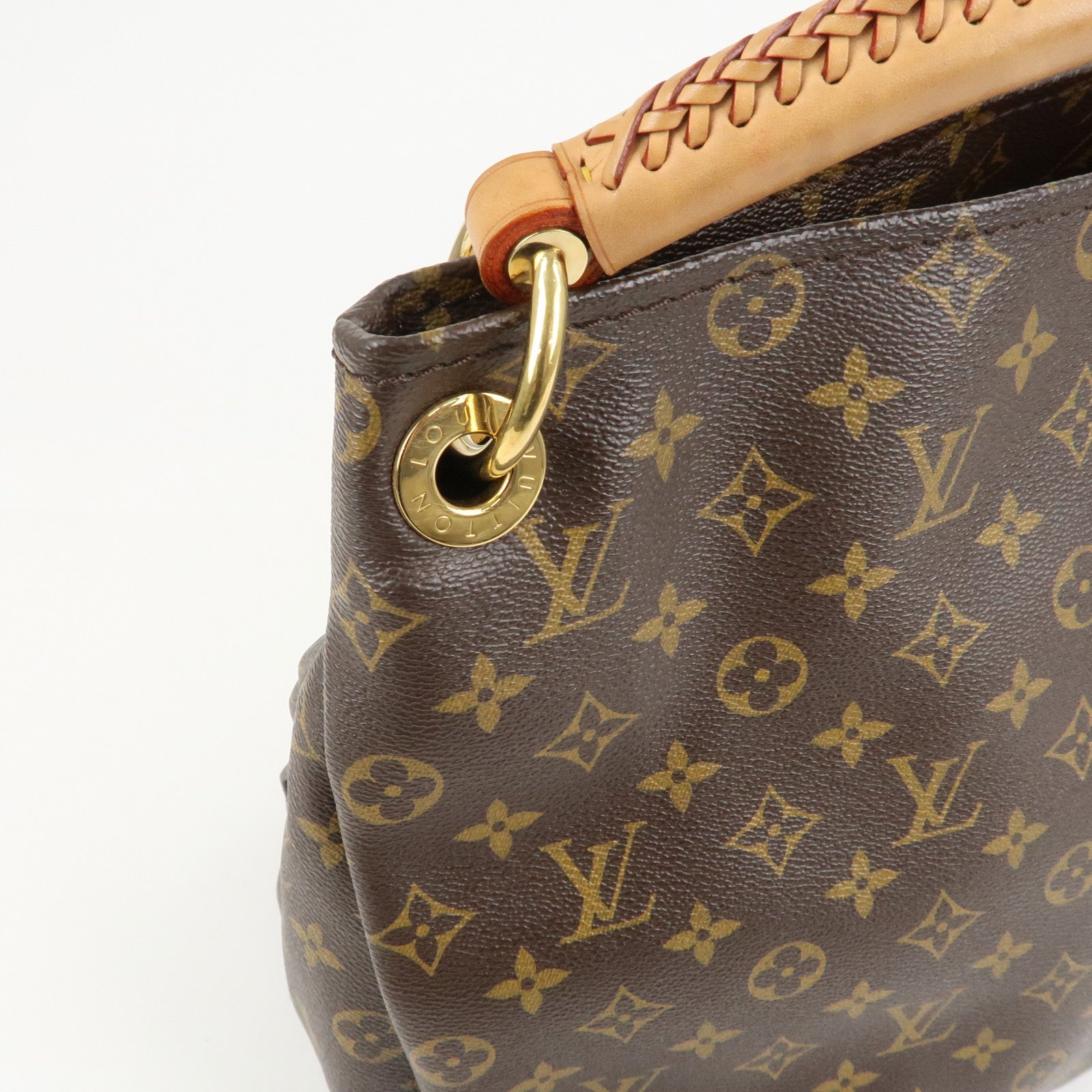 Louis Vuitton Monogram Artsy MM Shoulder Bag Brown M40249