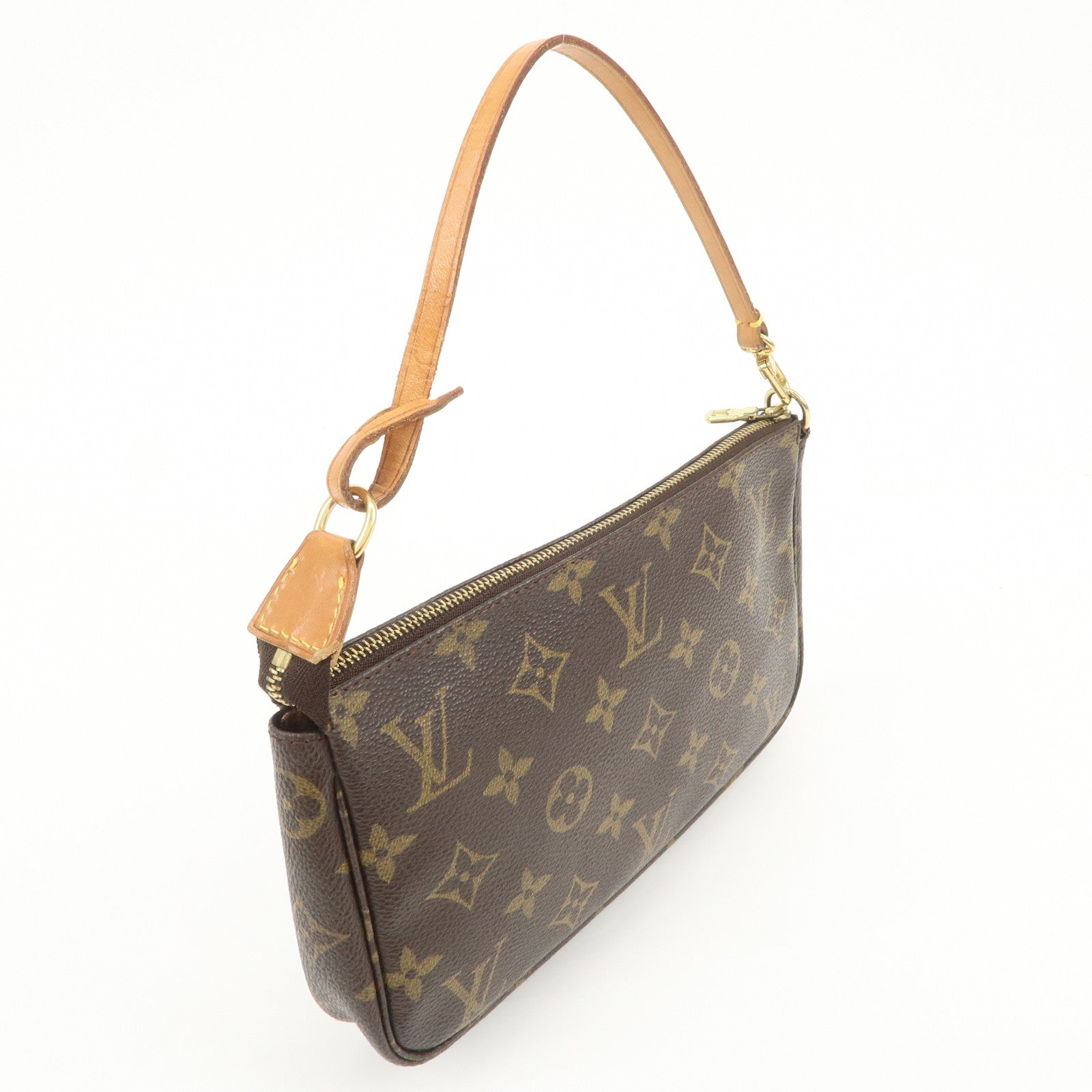 Louis Vuitton Monogram Pochette Accessoires Pouch Hand Bag M51980