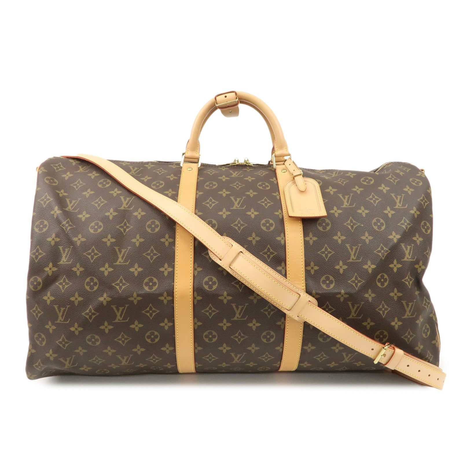 Louis Vuitton Monogram Keep All Bandouliere 60 Boston Bag M41412 Used